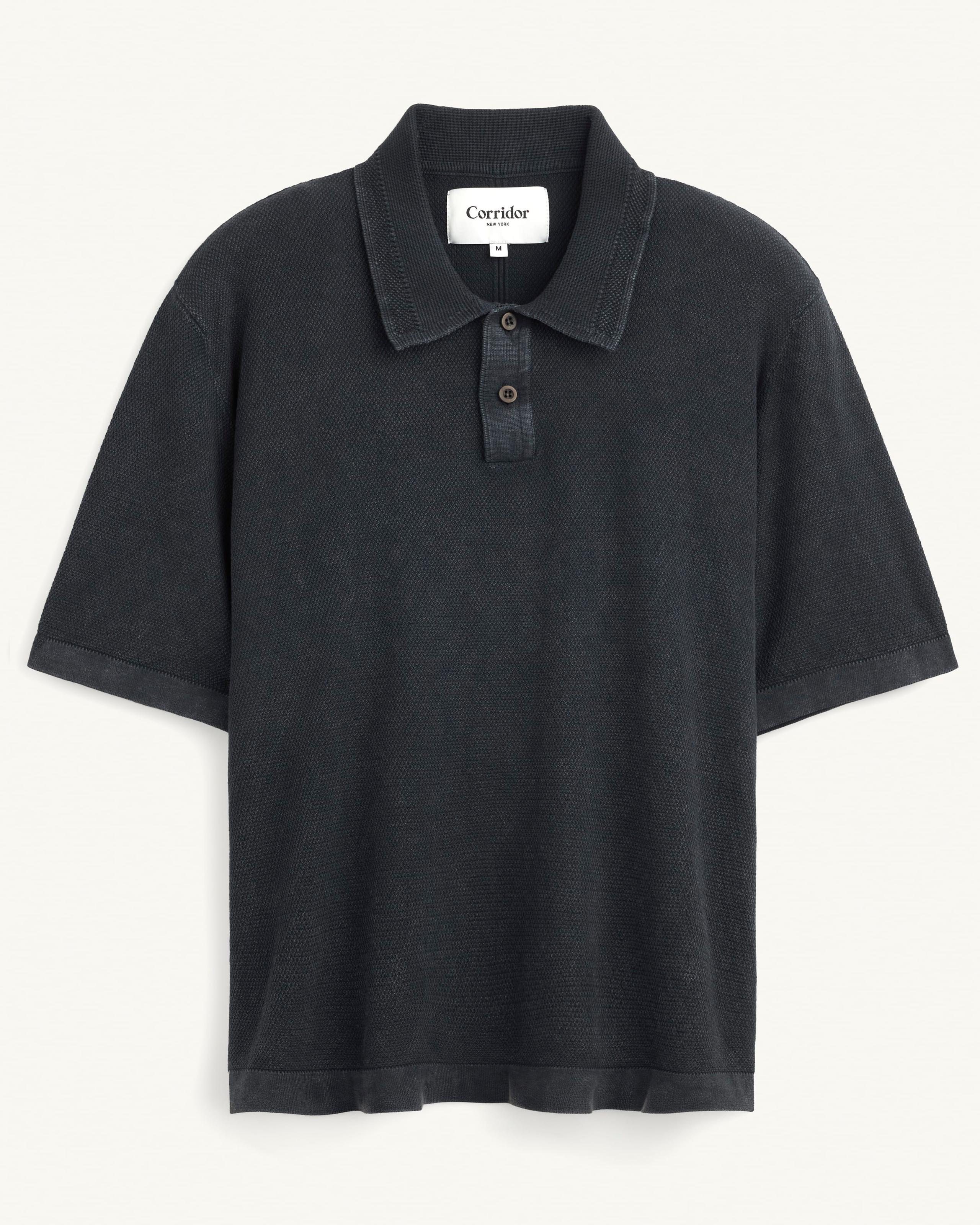 Knit Polo - Black