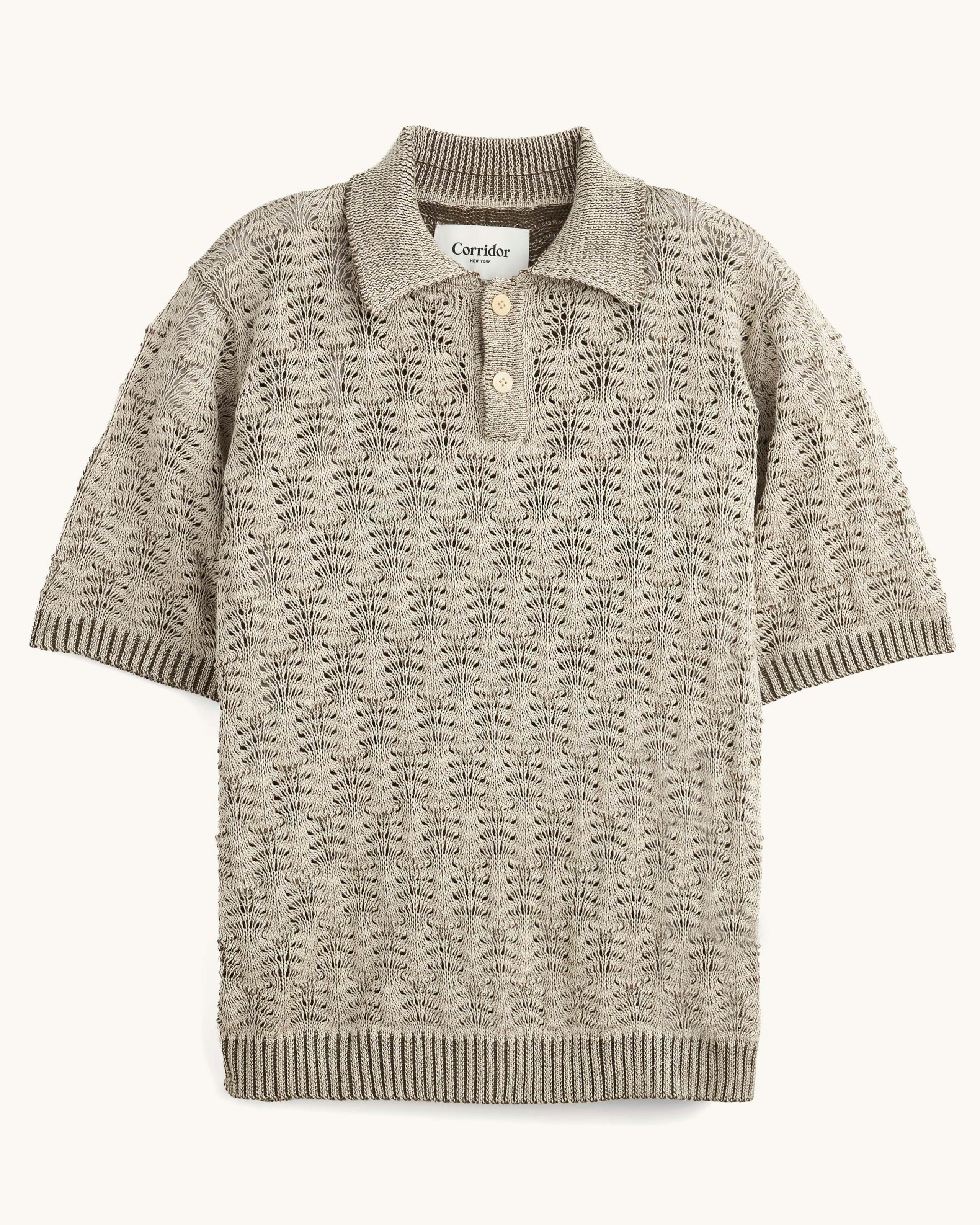 Cable Lace Polo