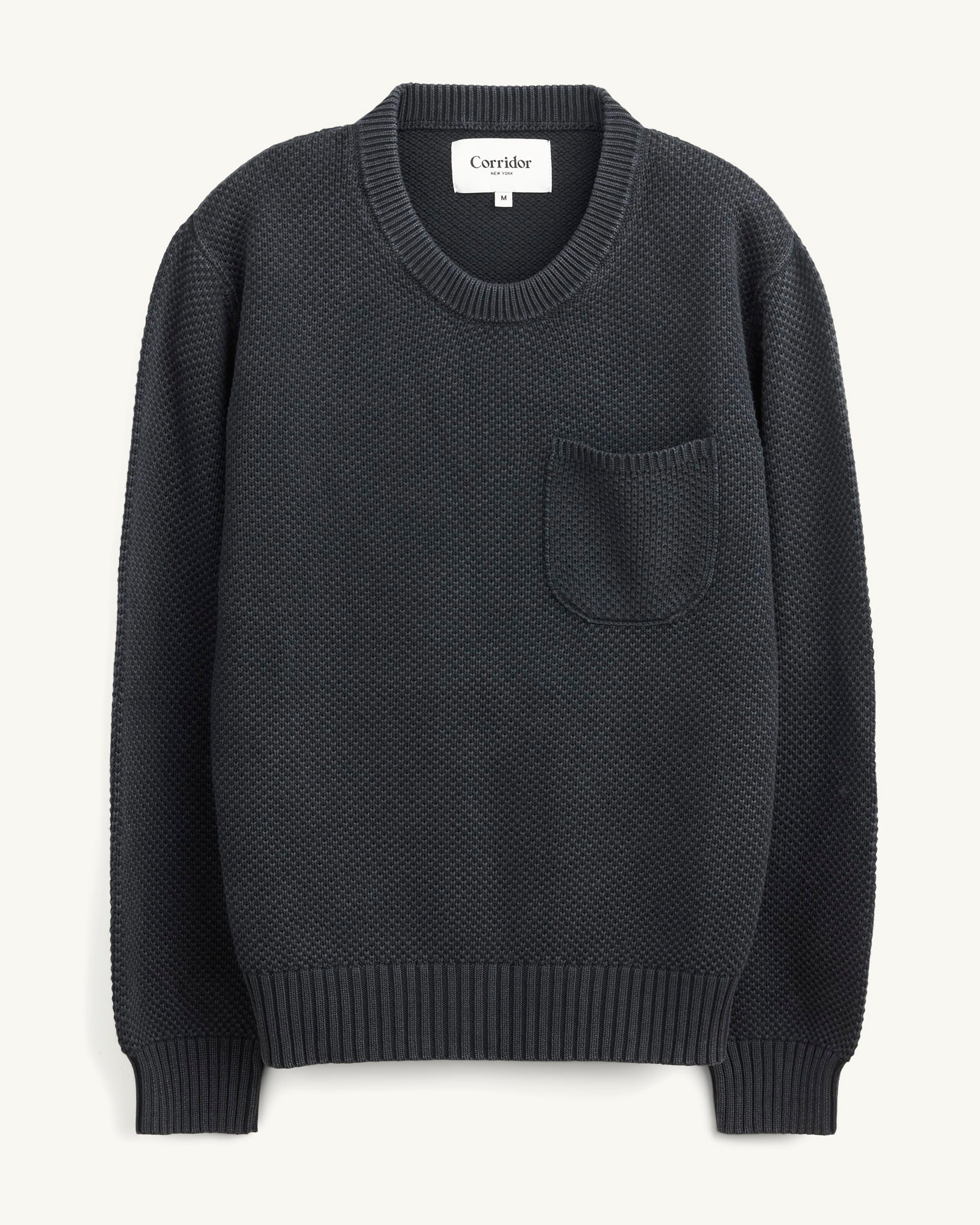 Pocket Crewneck - Black