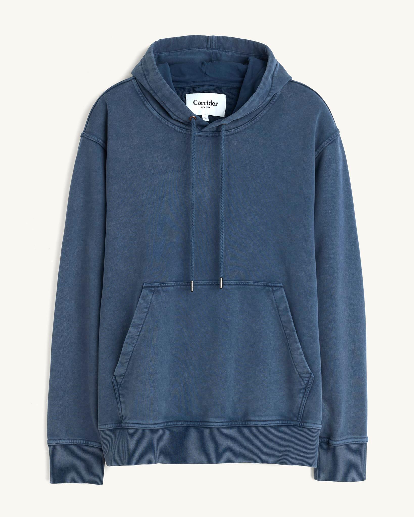 French Terry Hoodie - Navy