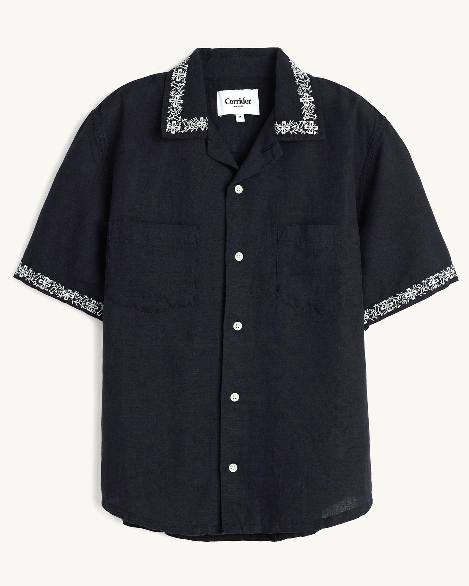 Harmony Embroidered SS - Black