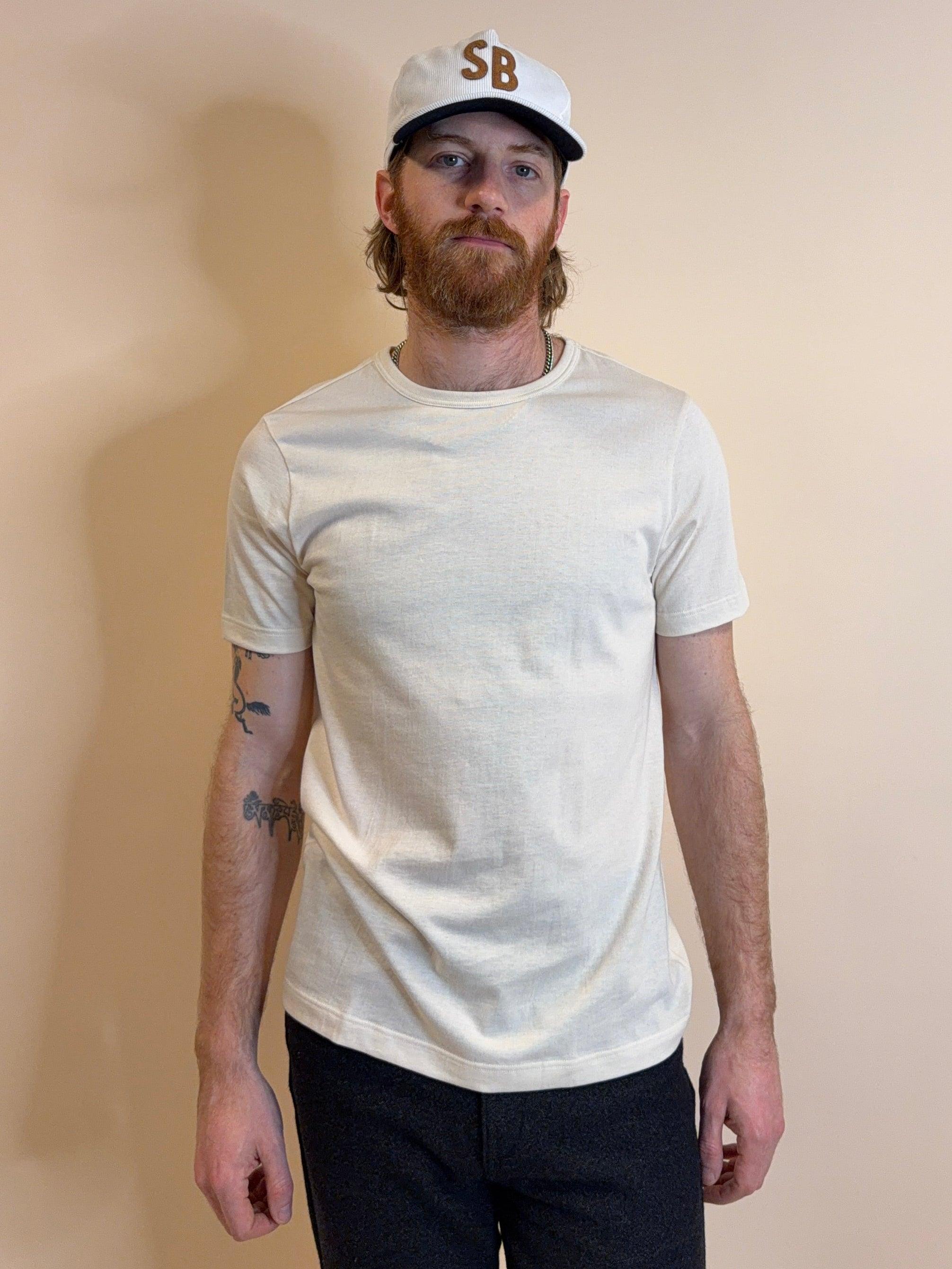 1950s Loopwheeled Classic Fit Lightweight T-Shirt Nature