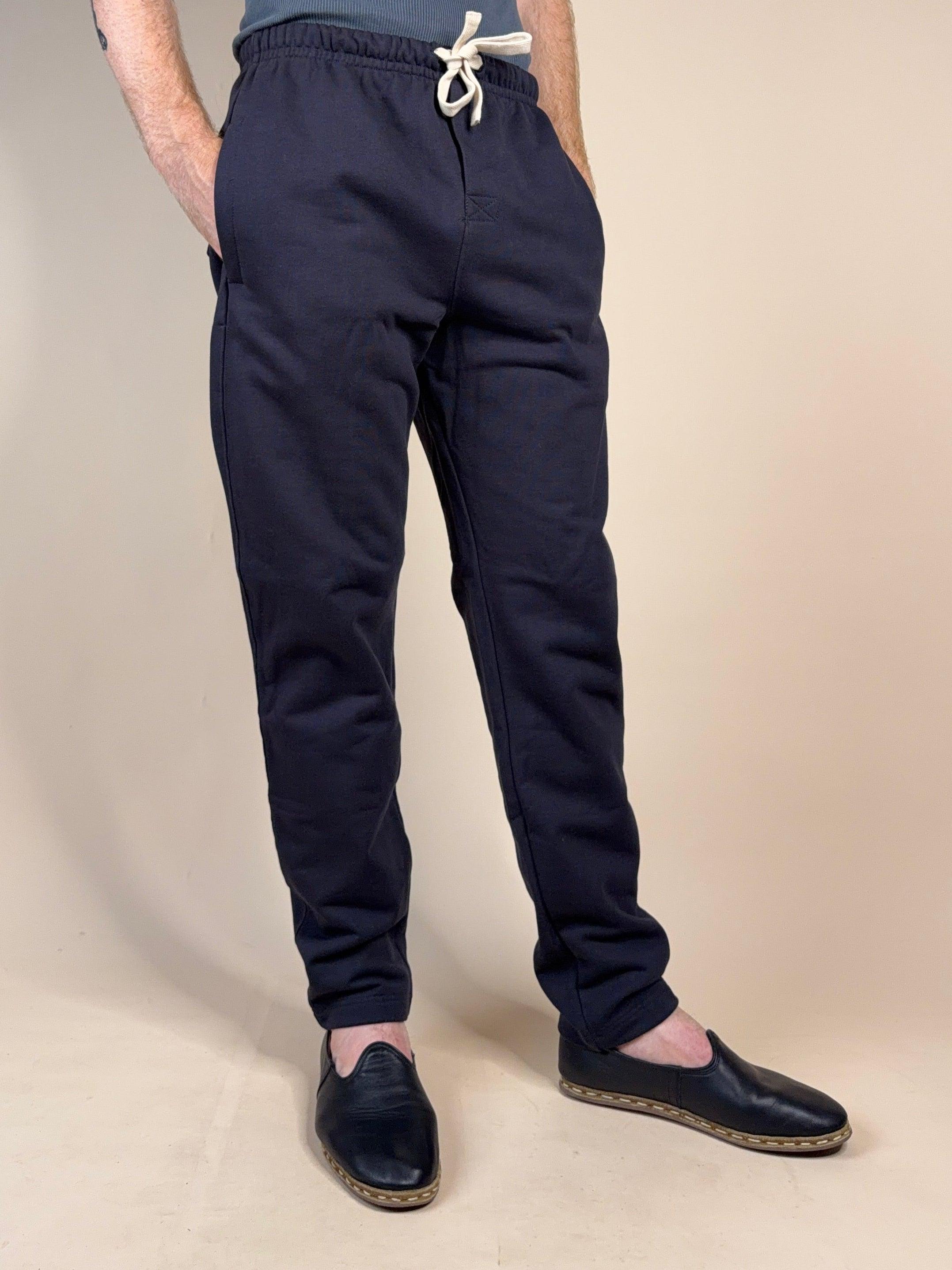 3S50 Loopwheeled Classic Fit Heavyweight Sweatpants Dark Navy