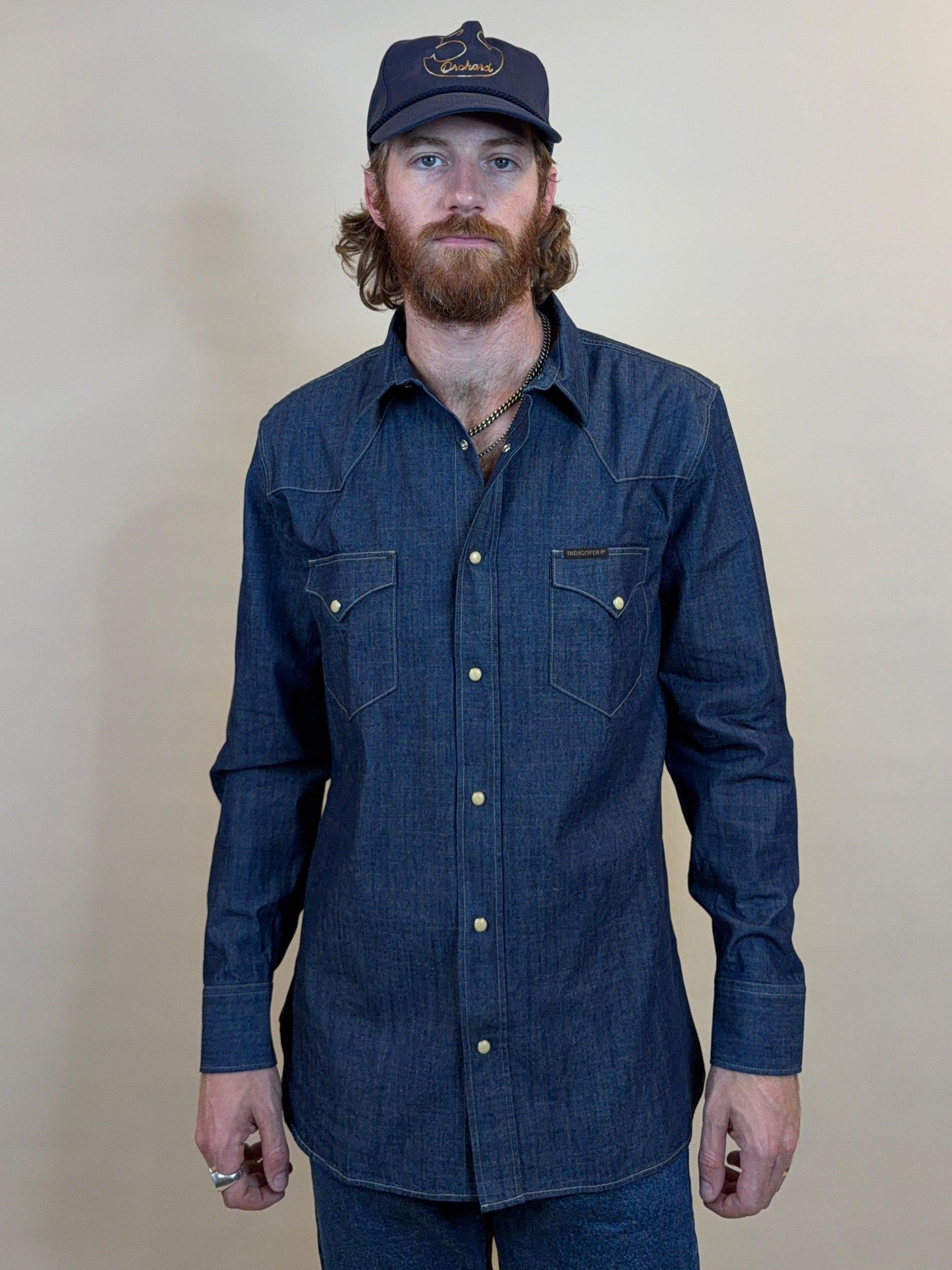 Sideras Indigo Chambray