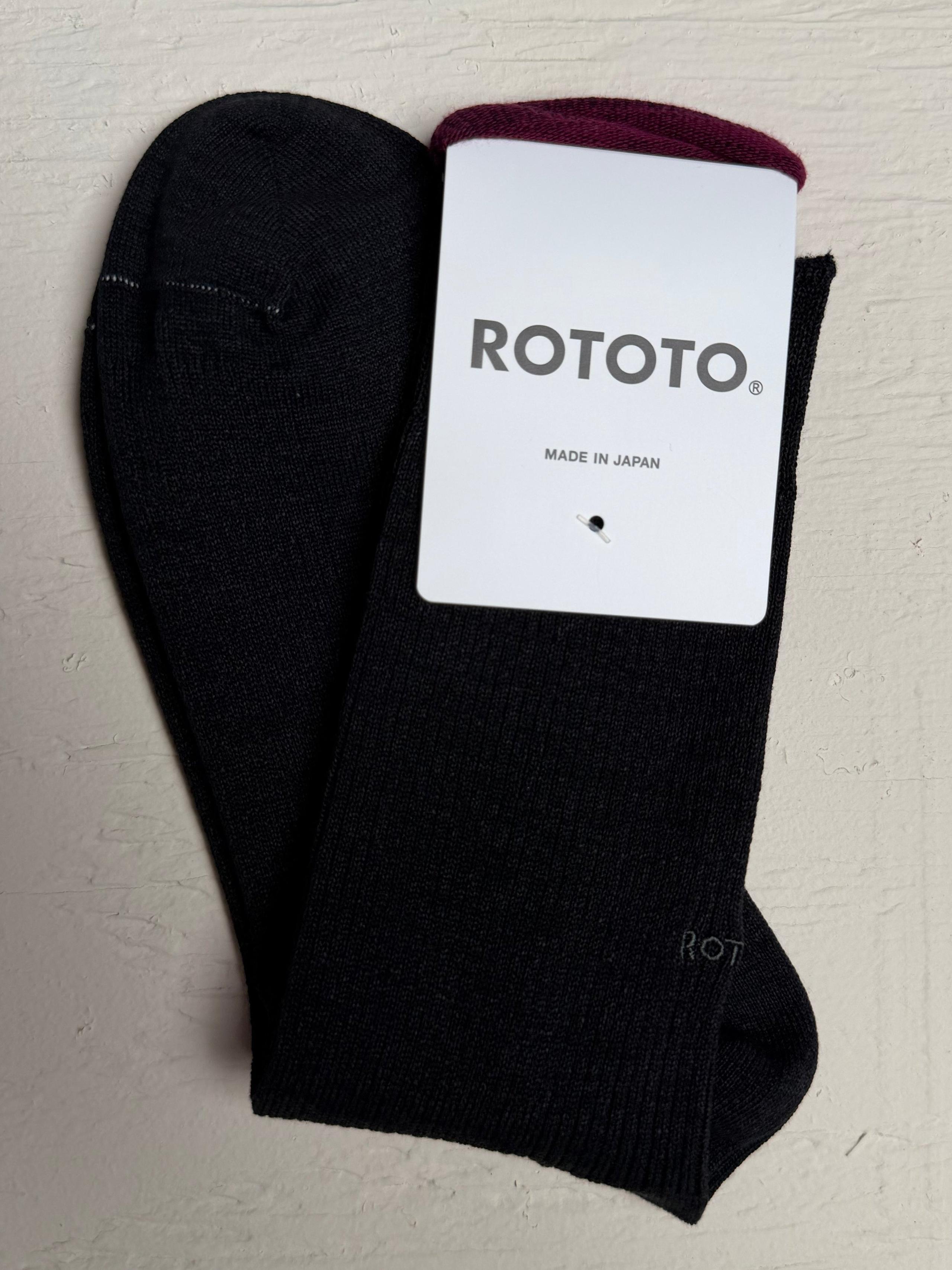 Washi Dress Sock Black