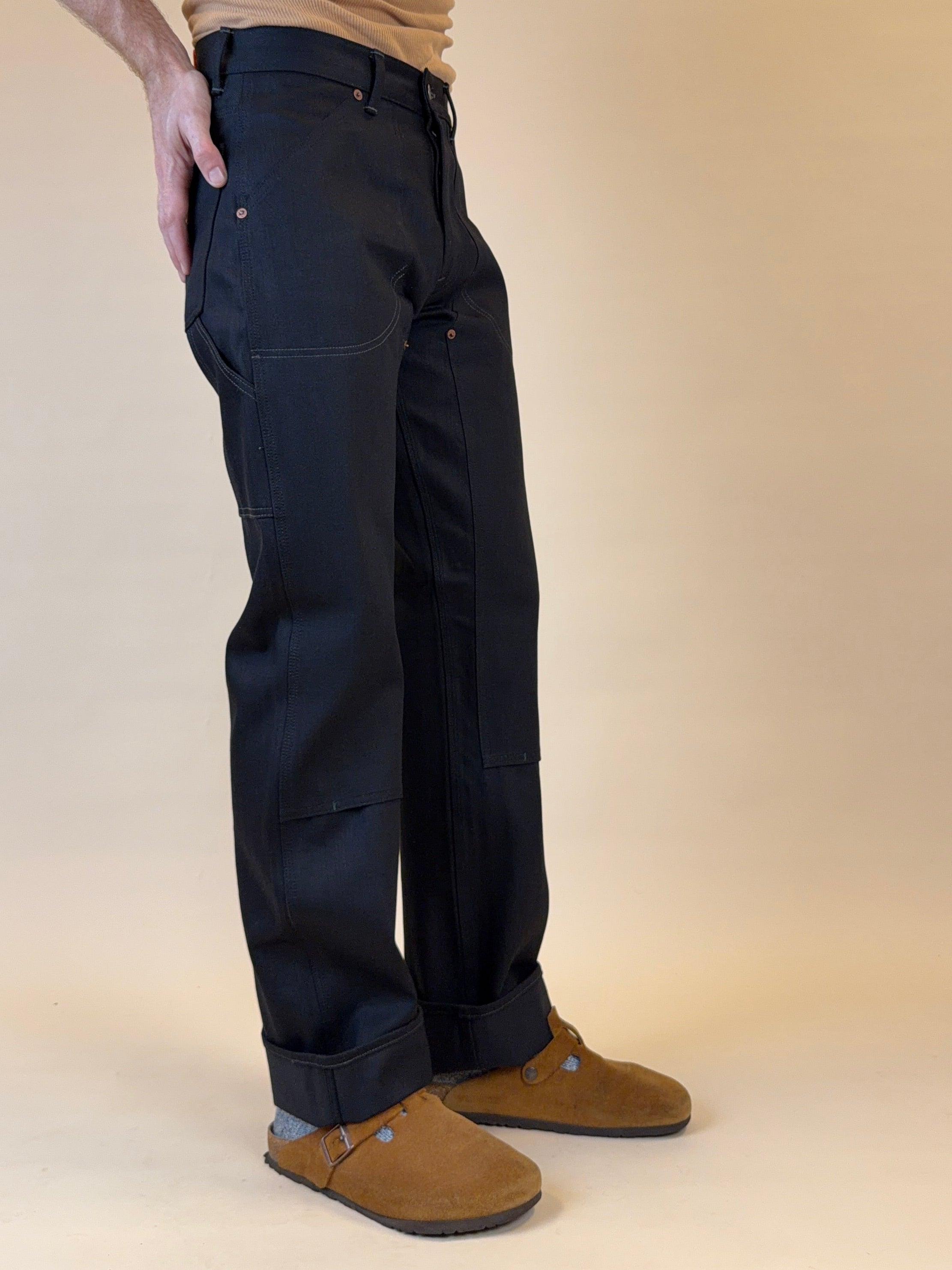 Wendell Double Knee Work Pant 14oz Gunpowder/Sootblack Denim