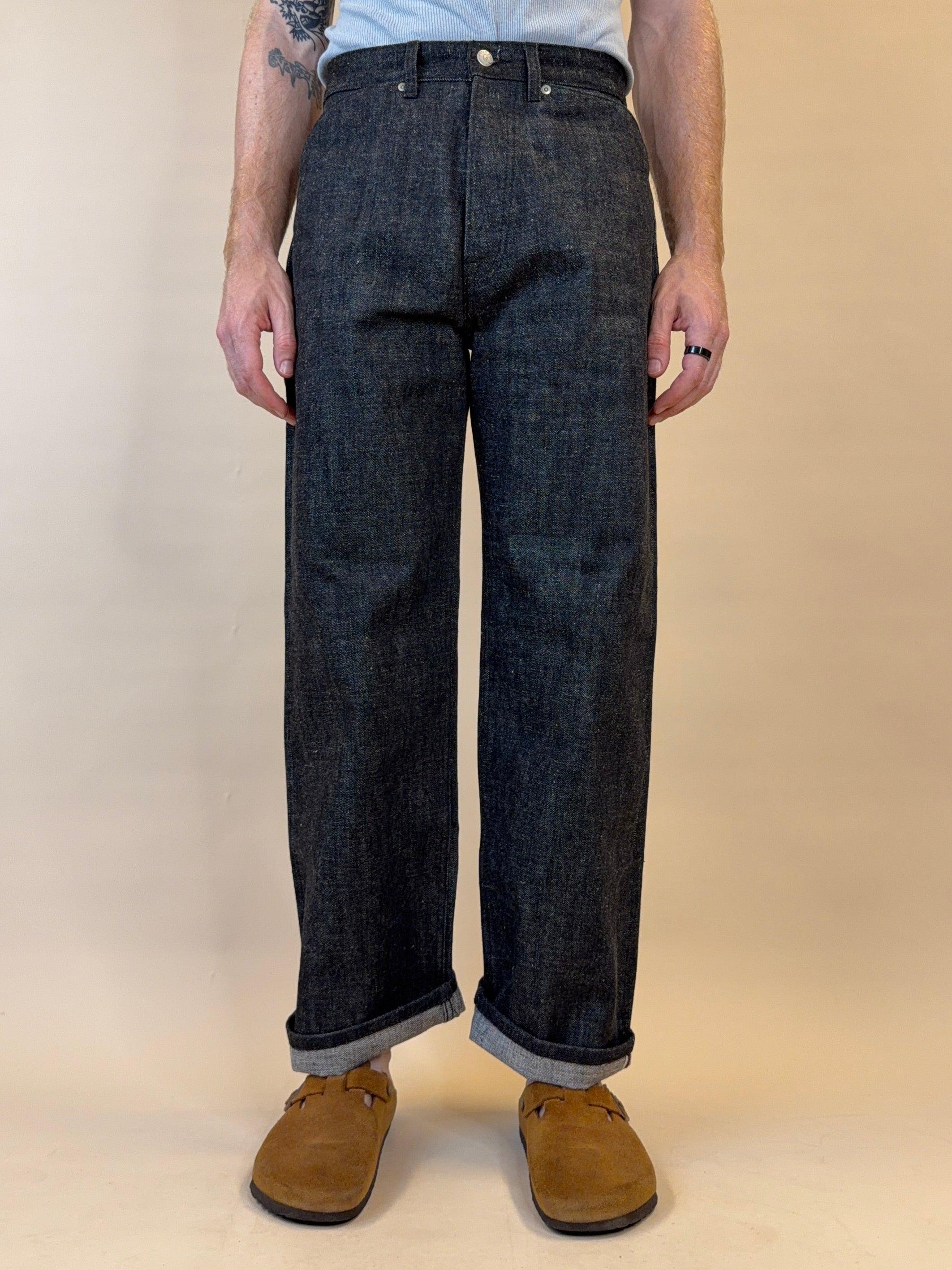 Type 00 15.5oz Selvedge Denim Black
