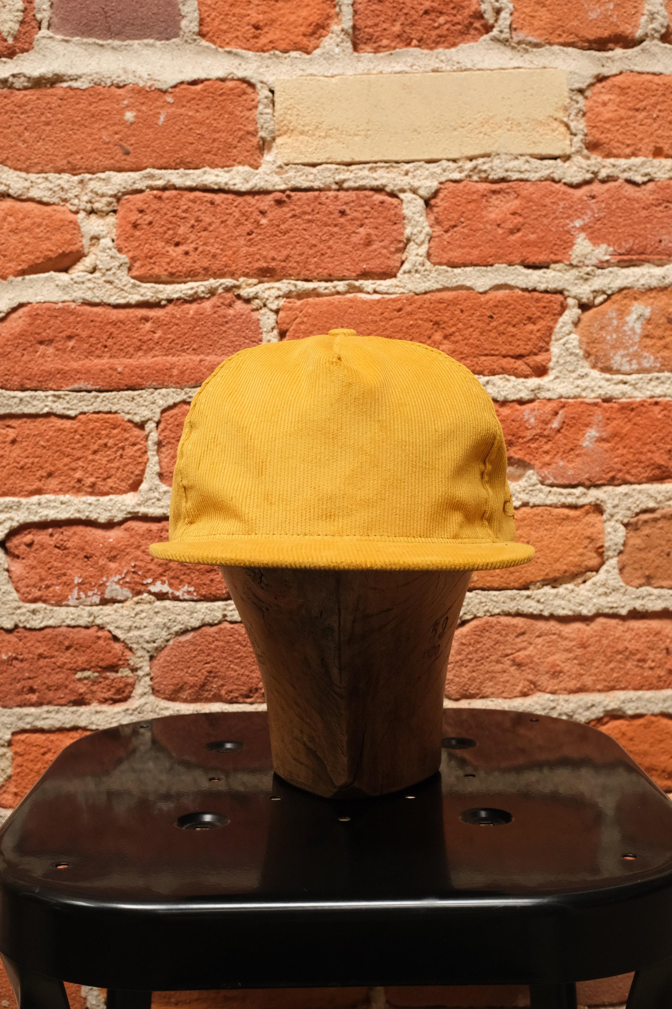 Union 5 Corduroy Snapback Gold