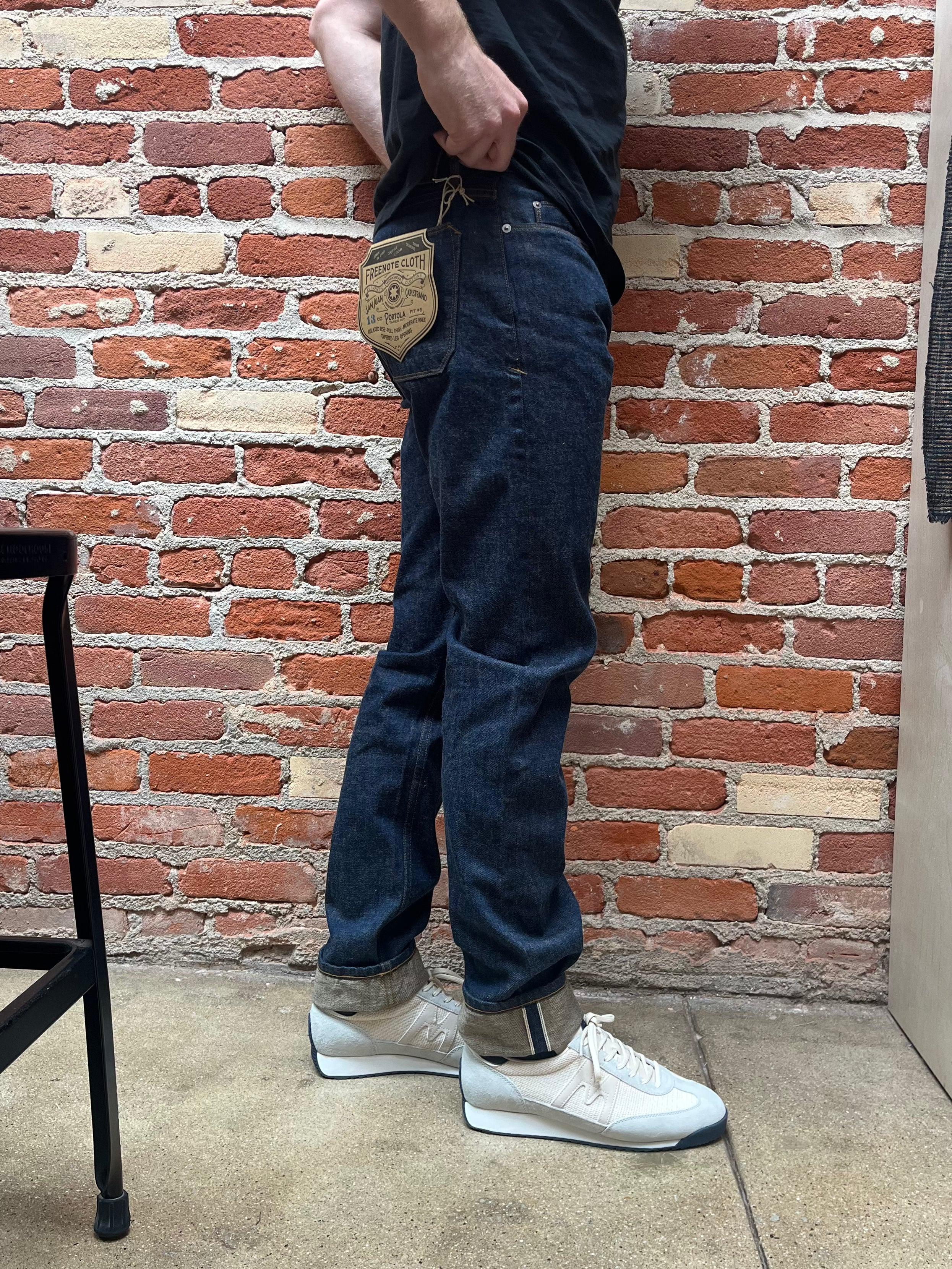 Portola 13oz Natural Rinsed Indigo Denim