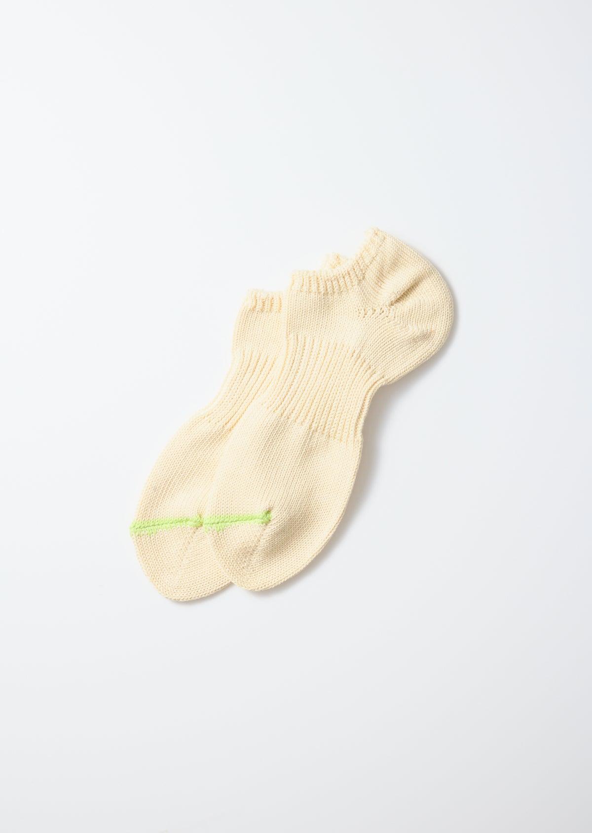 Chunky Sneaker Socks Cream/Lime