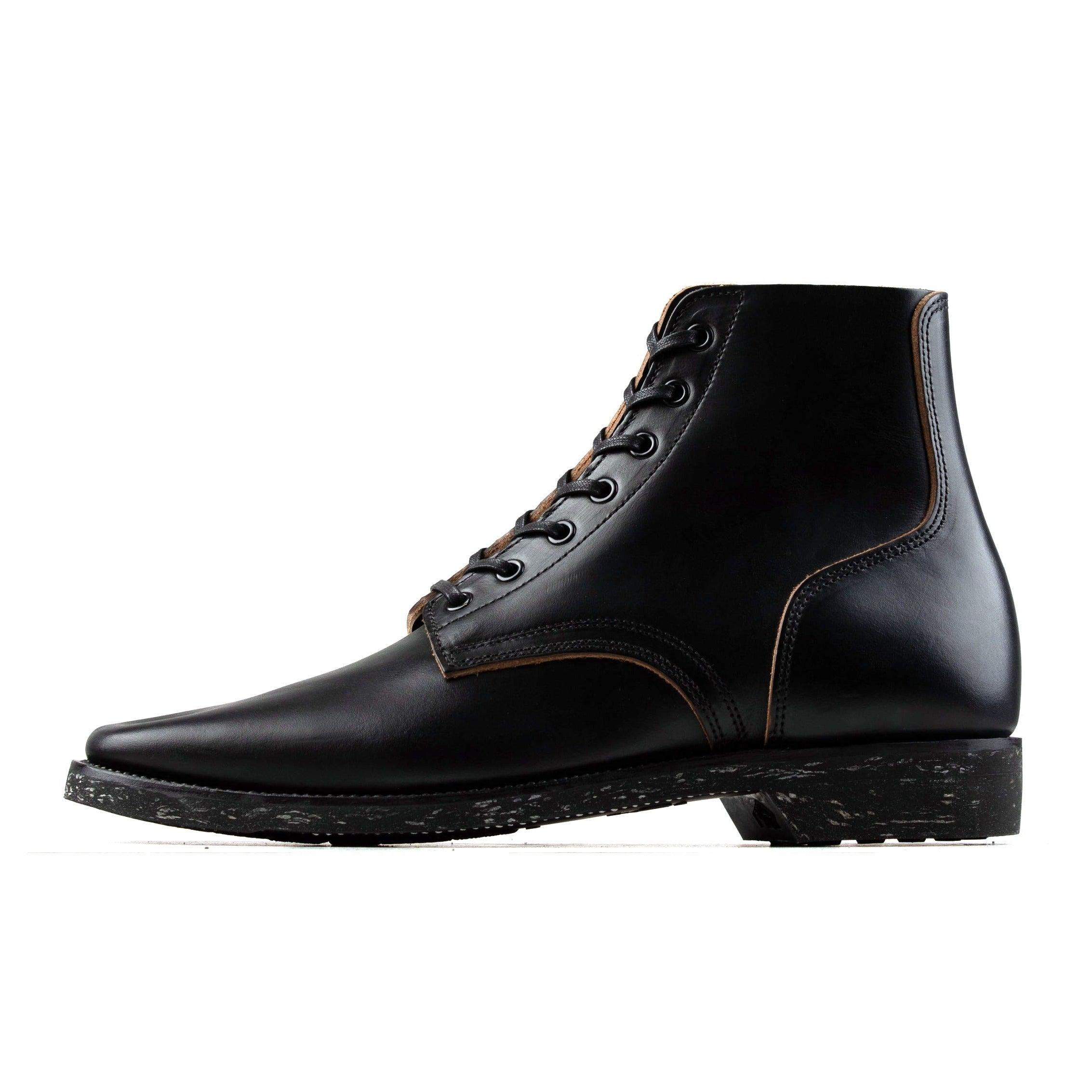 M1944 Boondoker Boot - luosjiet®boots MTO -  Black TeaCore (Hand Dyed) Oiled Nubuck
