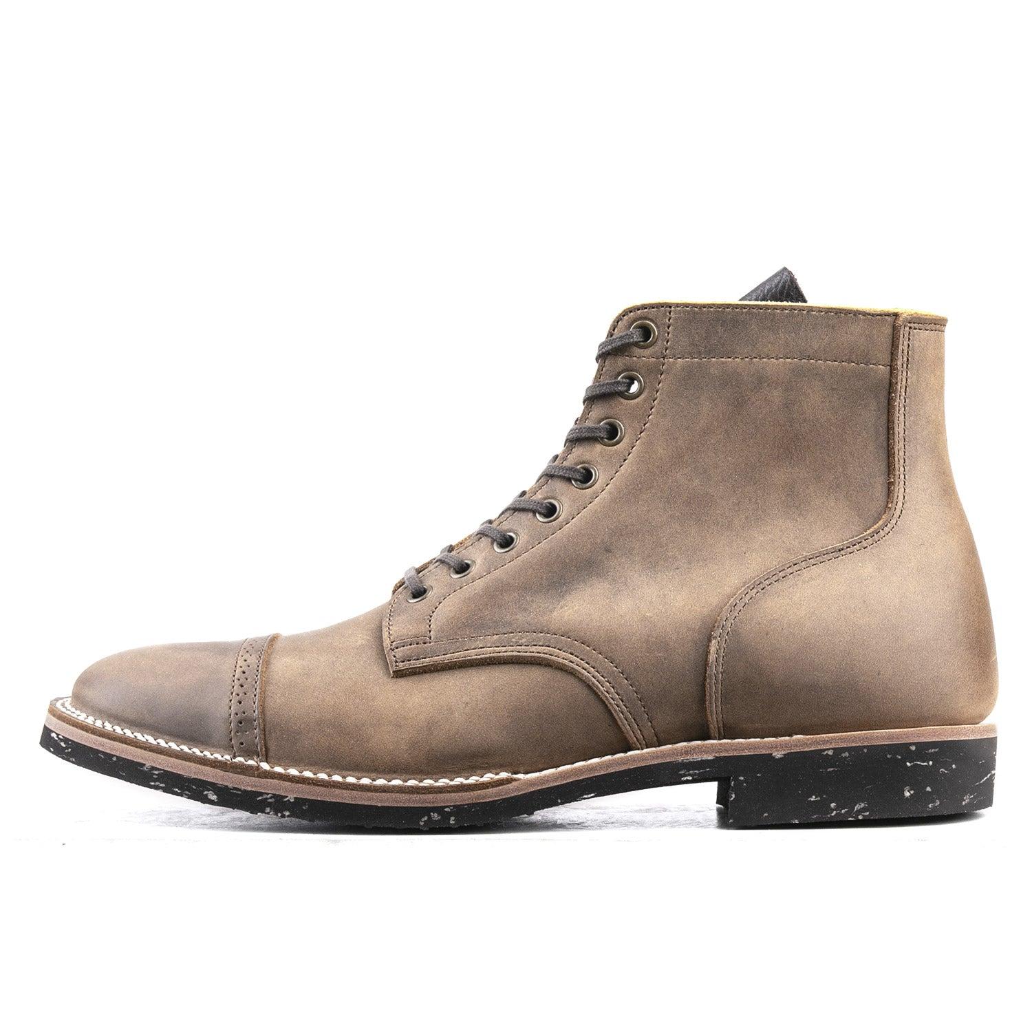CapToe Service Boot(Brock) - luosjiet®boots - Tan Oiled Nubuck (German)