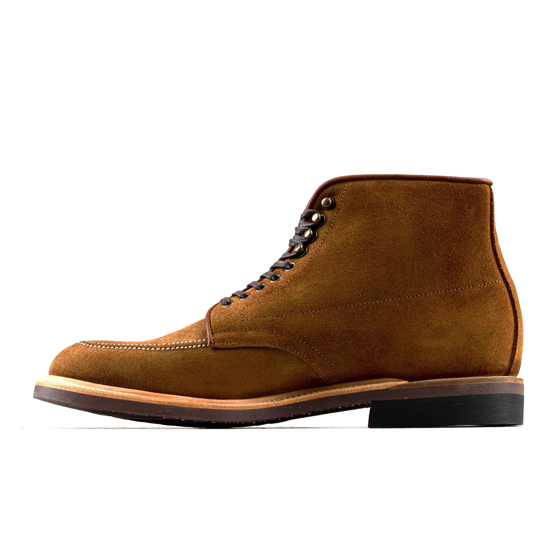 Indiana MocToe Boot - luosjiet®boots - Yellow Brown Oiled Cowhide Reverse