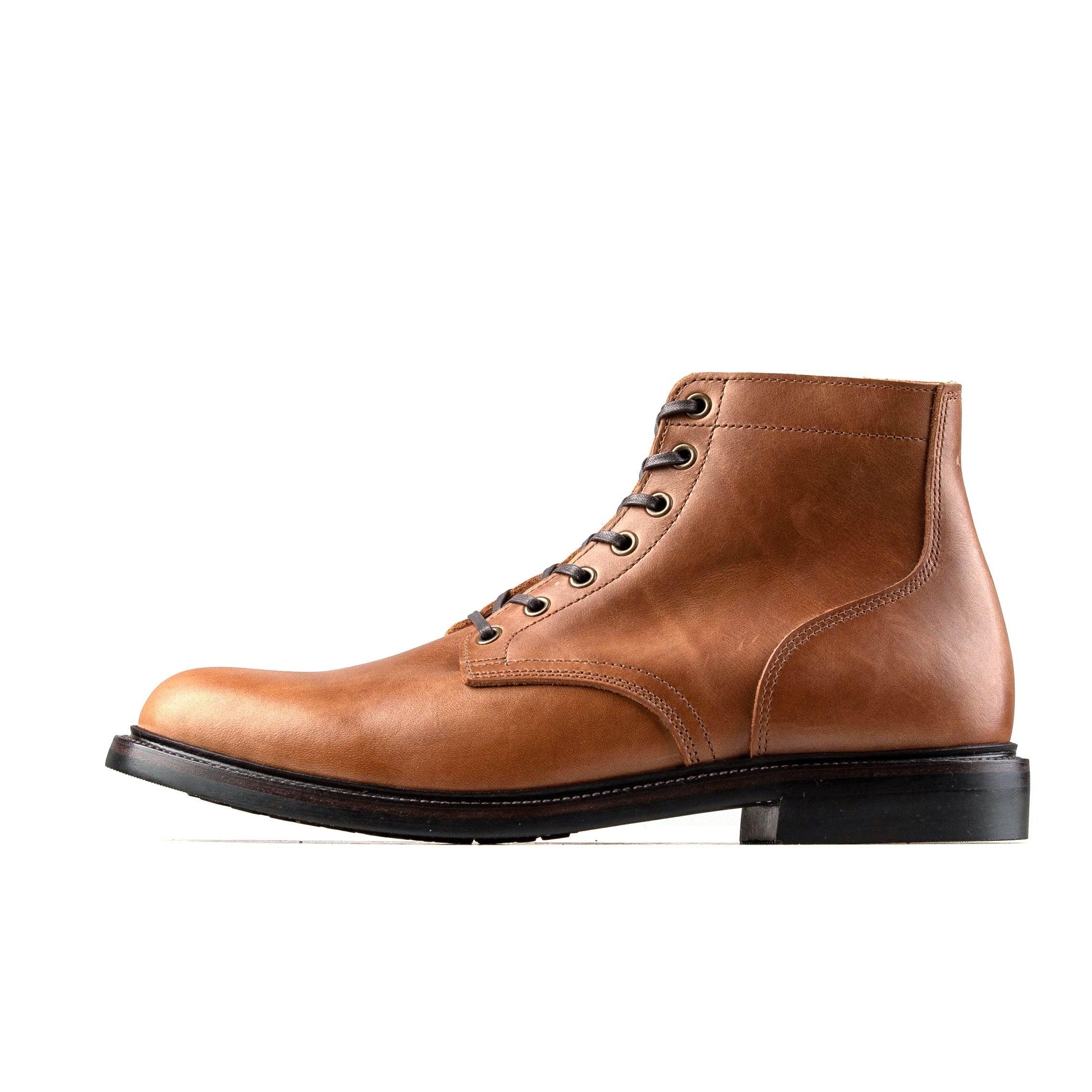 Plain Commander Boot - luosjiet®boots -  Tan Refresh Waxy
