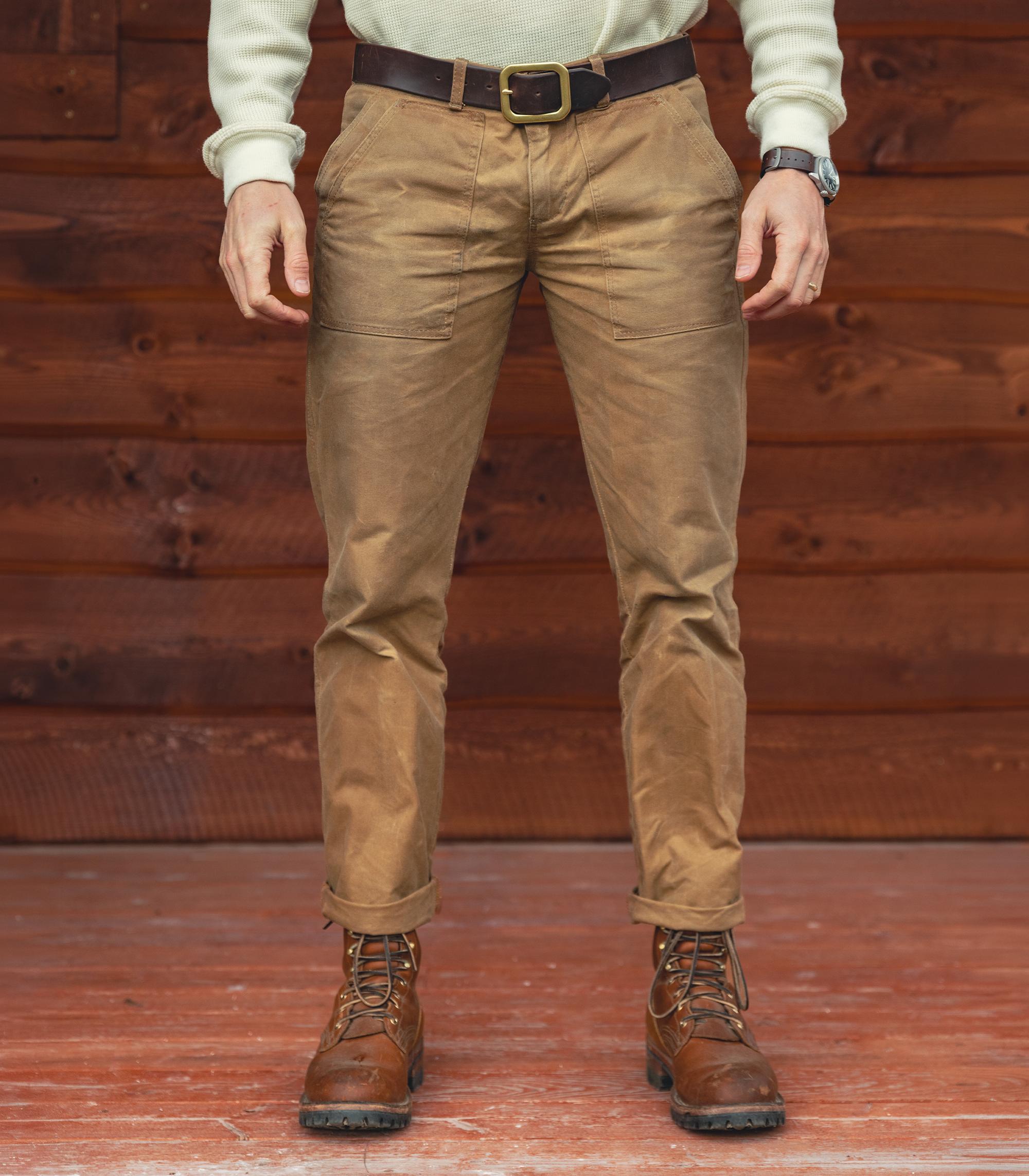 The Waxed Field Pants - Brush Brown