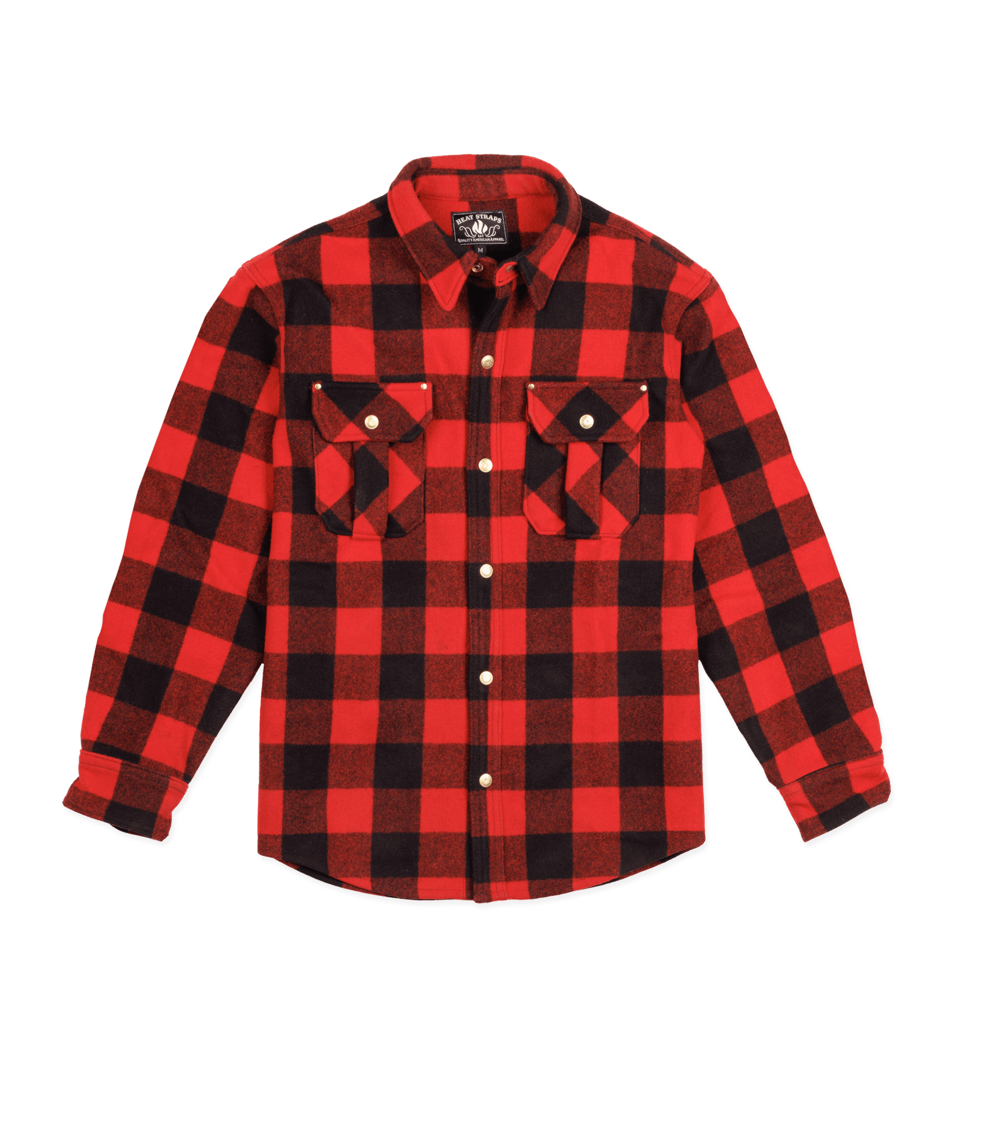 Outlander Woolen Shirt- Red Buffalo Plaid