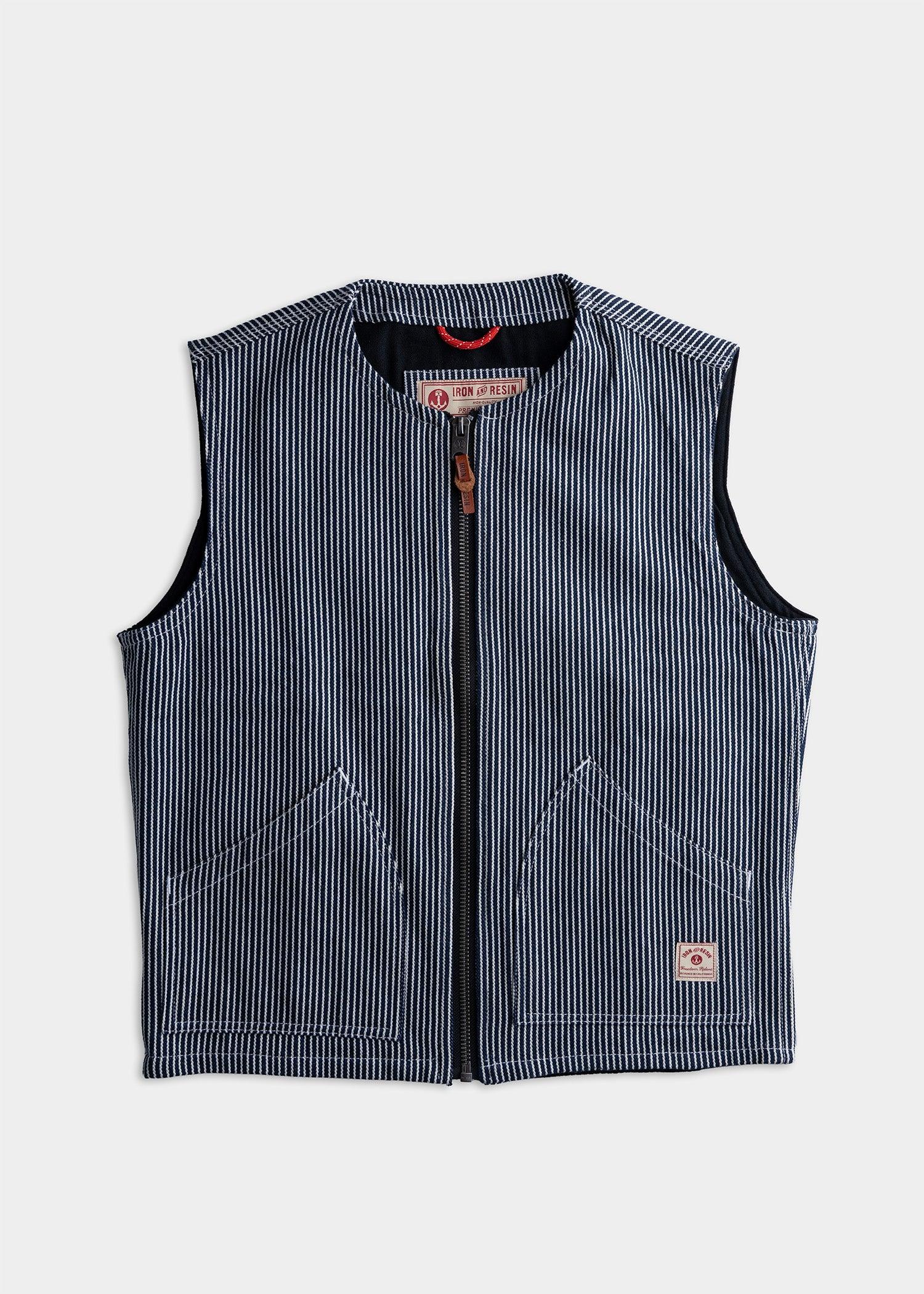 Highland Vest - Hickory Stripe