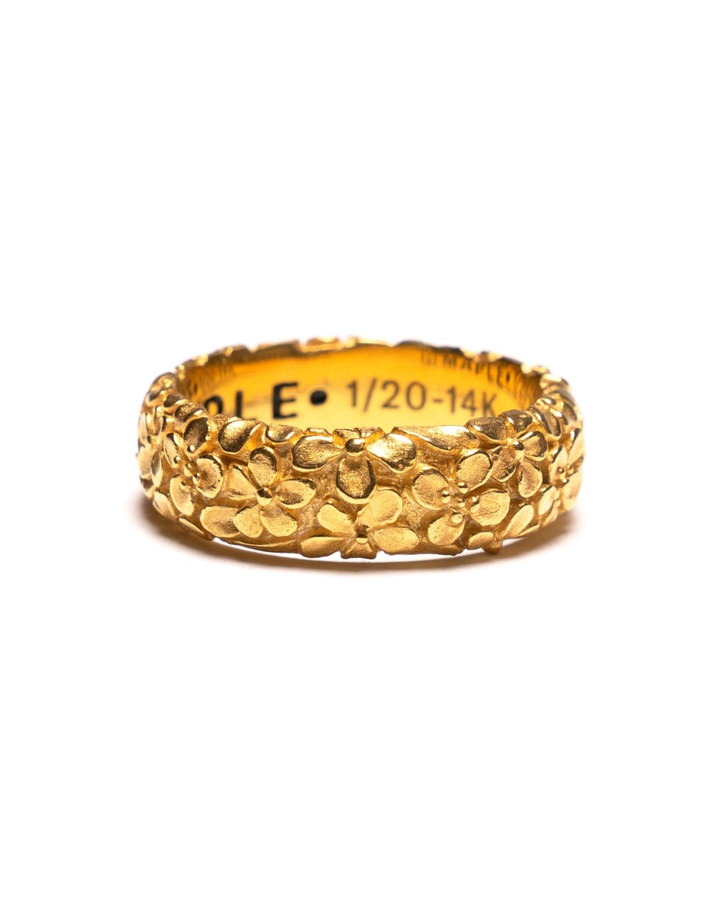 Floral Band (14K Gold)