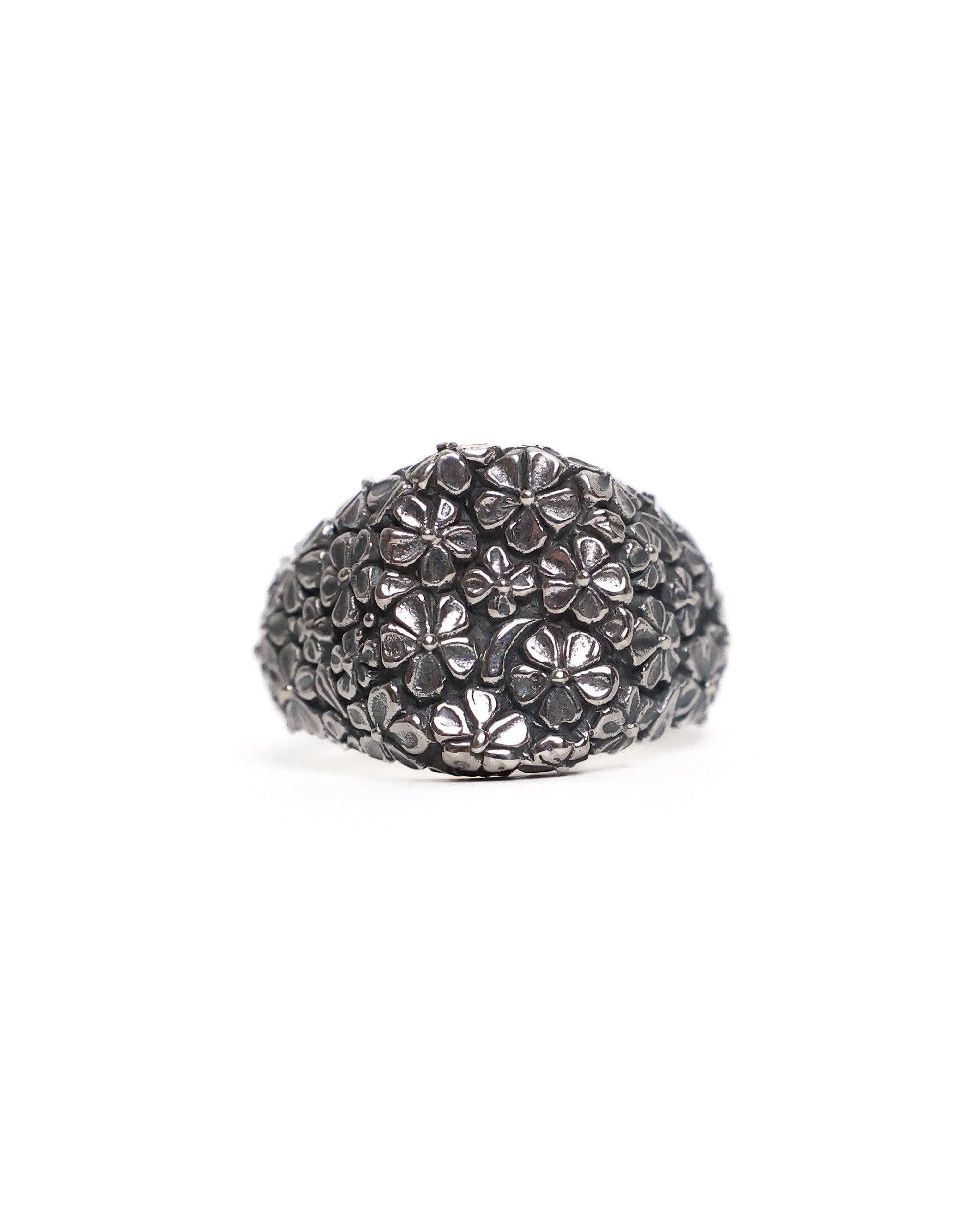 Floral Oval Signet (Silver 925)