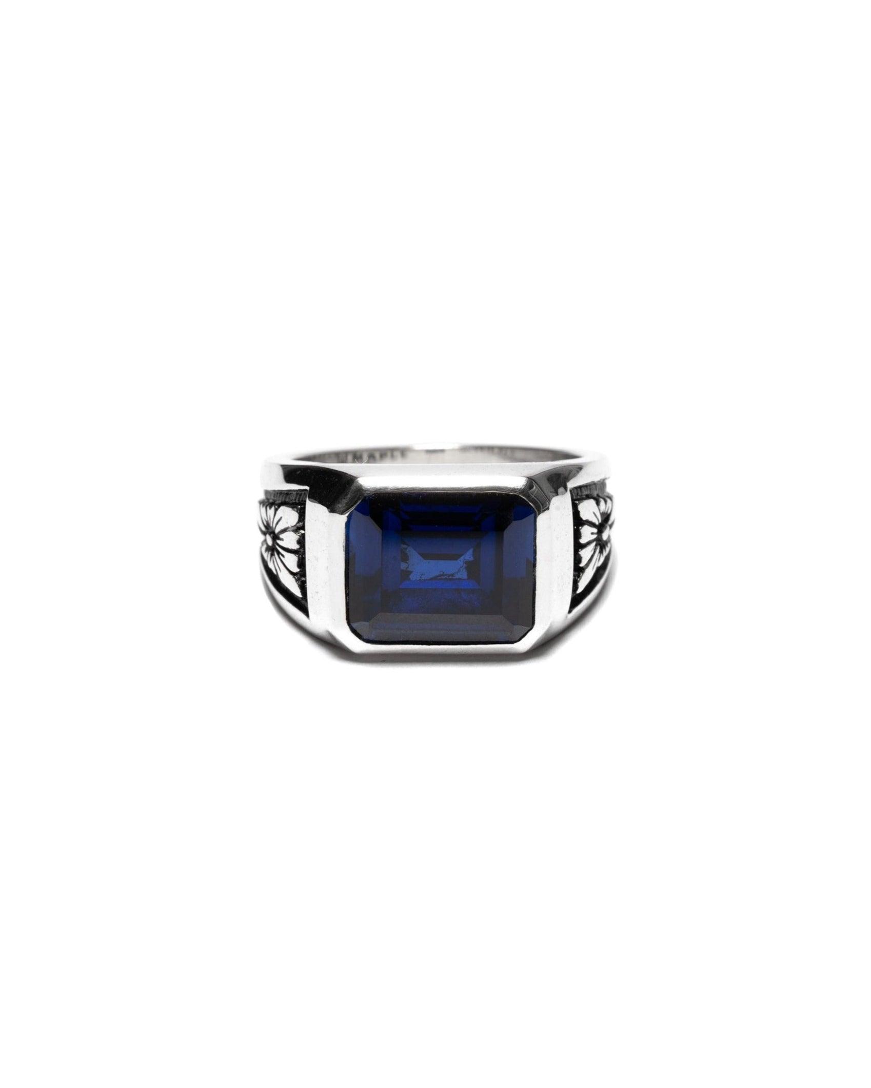 Midnight Ring Slim (Silver 925/Sapphire)