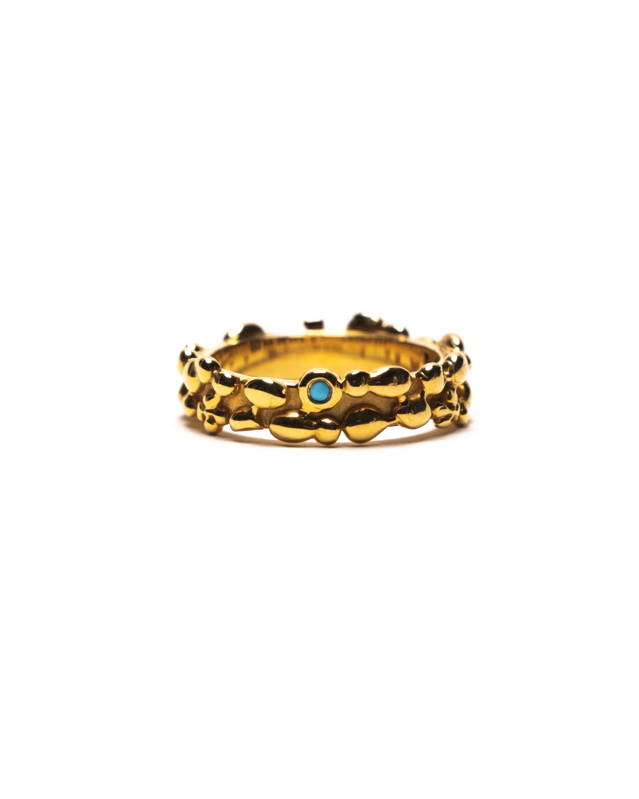 Tropique Ring (14K Gold/Turquoise)