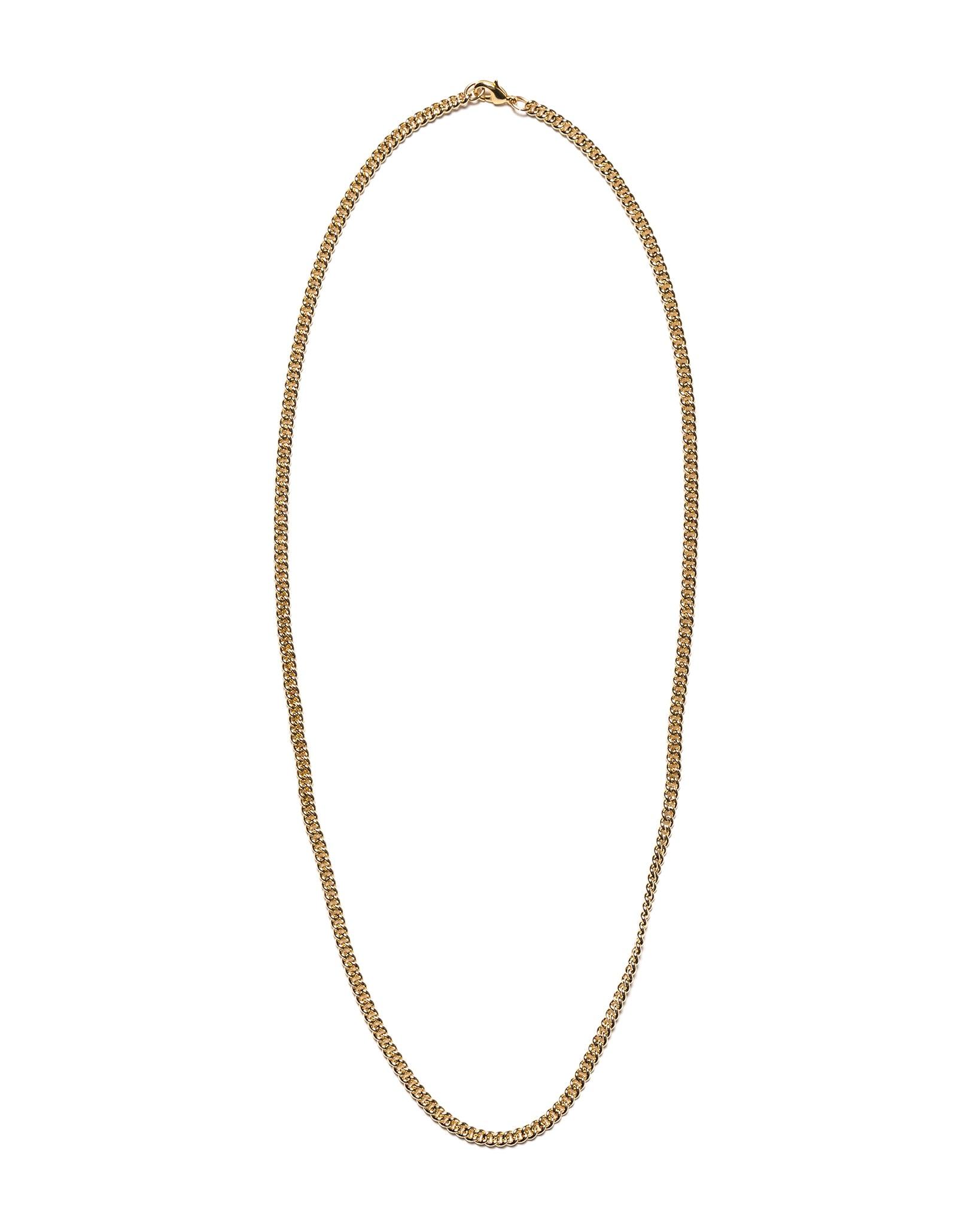 Curb Chain 4mm (14K Gold)