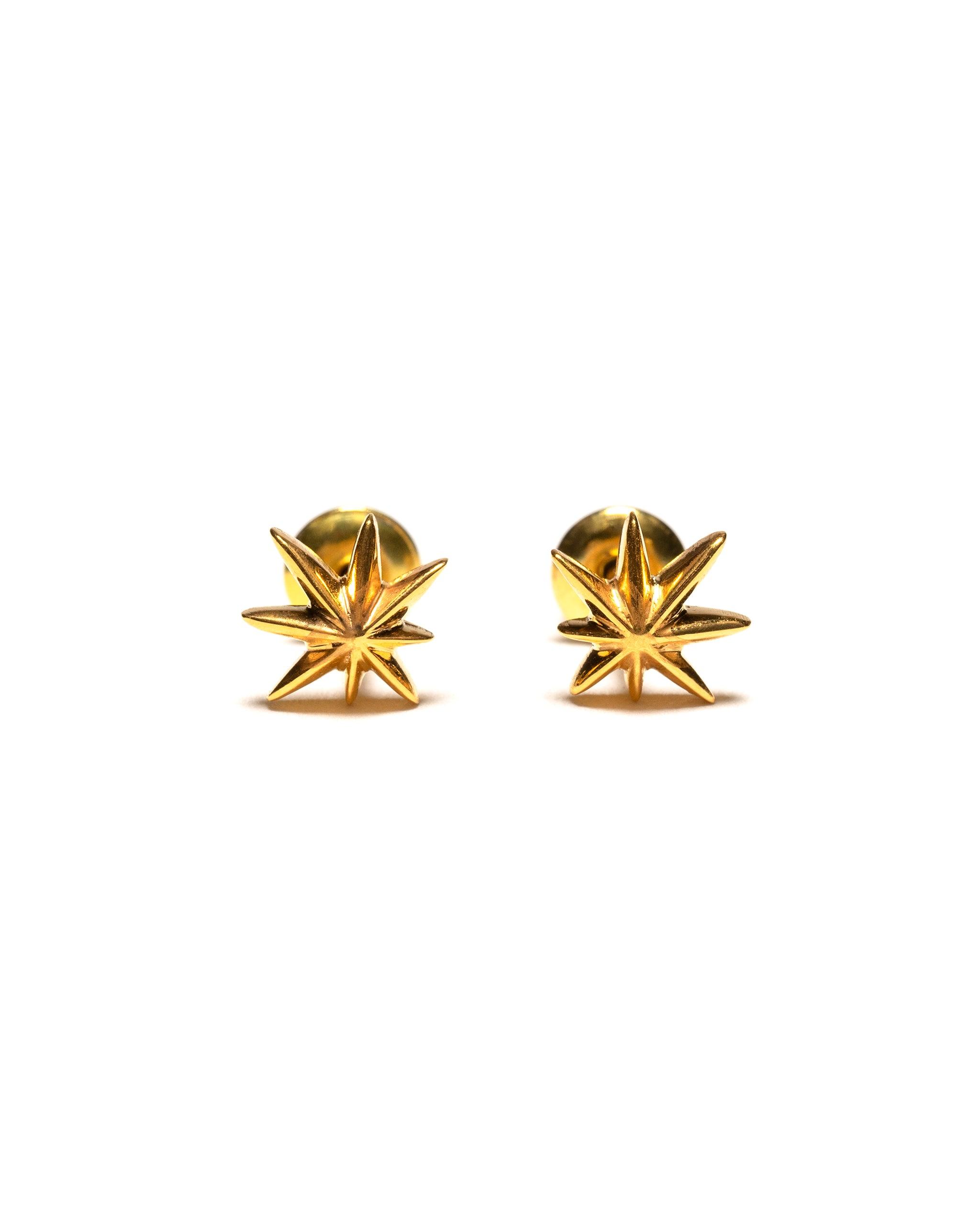 Hempstar Earrings (14K Gold)