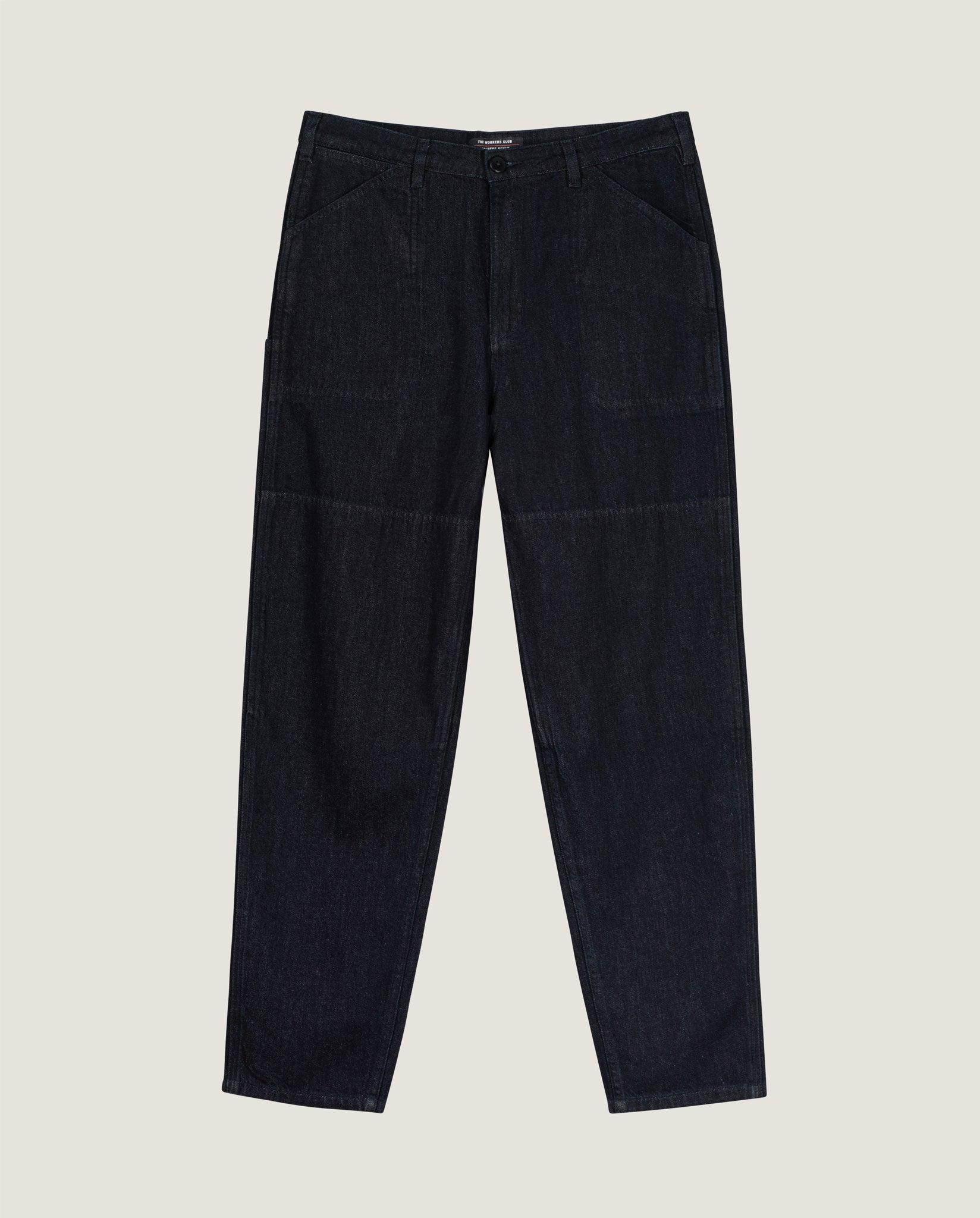 Indigo Worker Pant Rinse Wash Denim