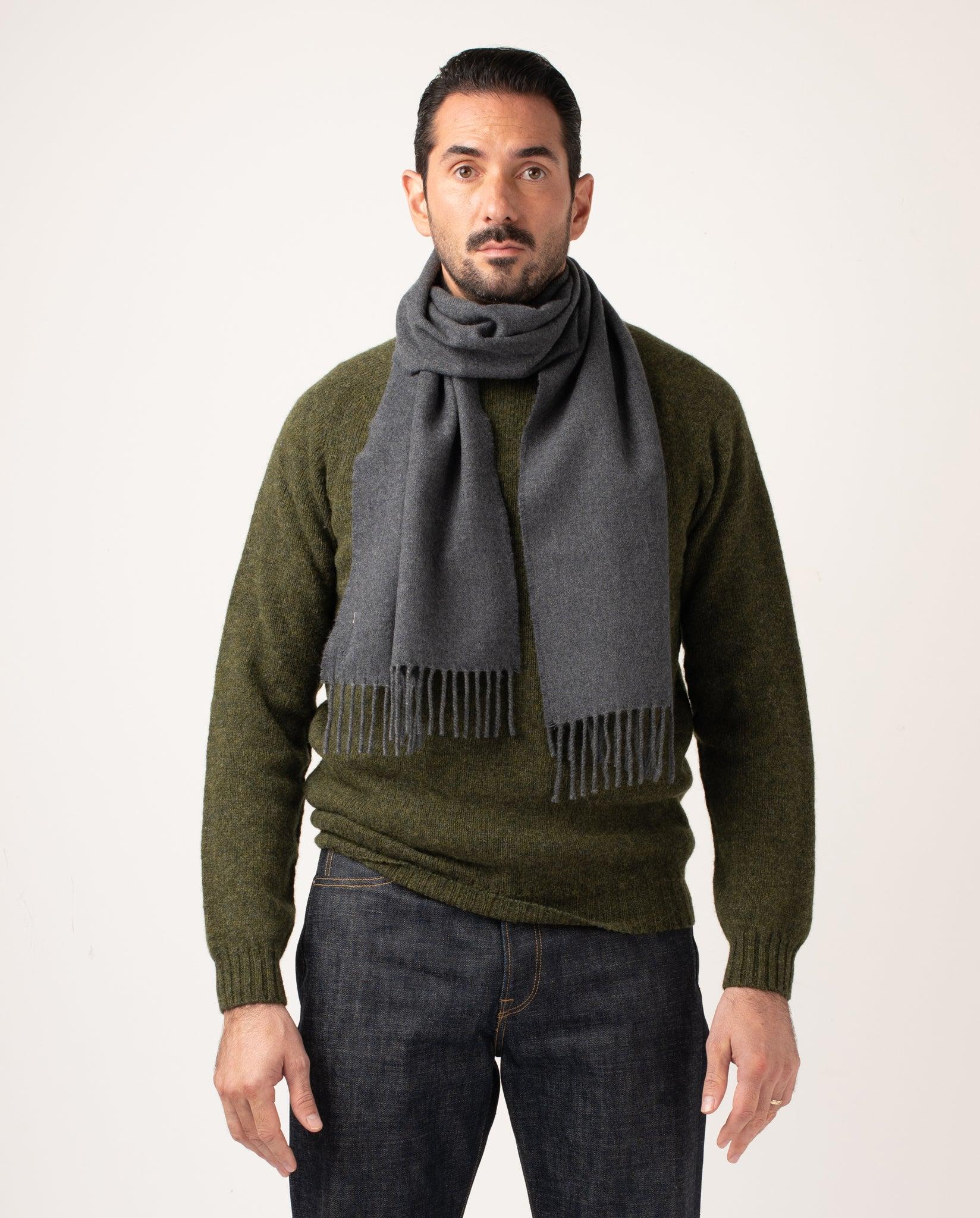 Charcoal Cashmere Scarf