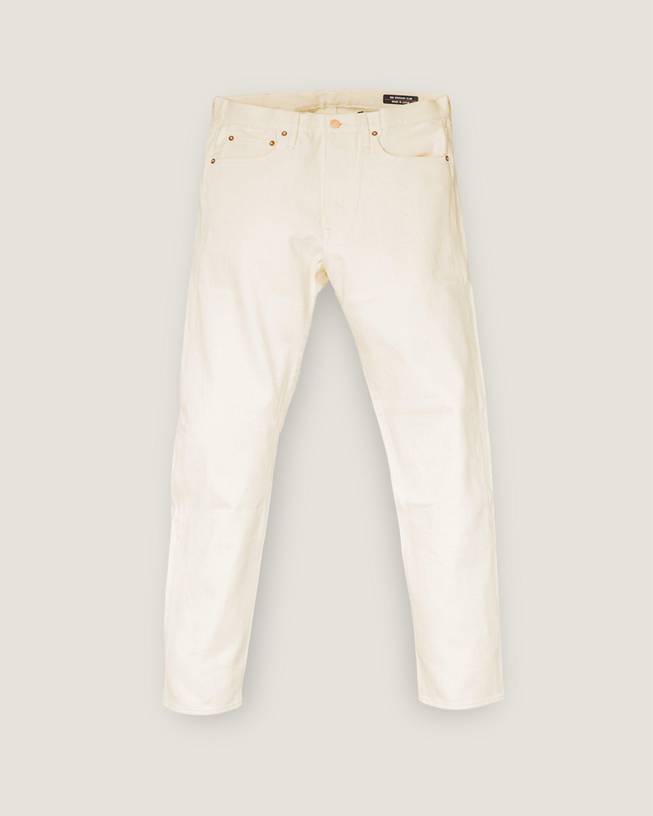 Ecru Relaxed Fit 007 Raw Selvedge Jeans