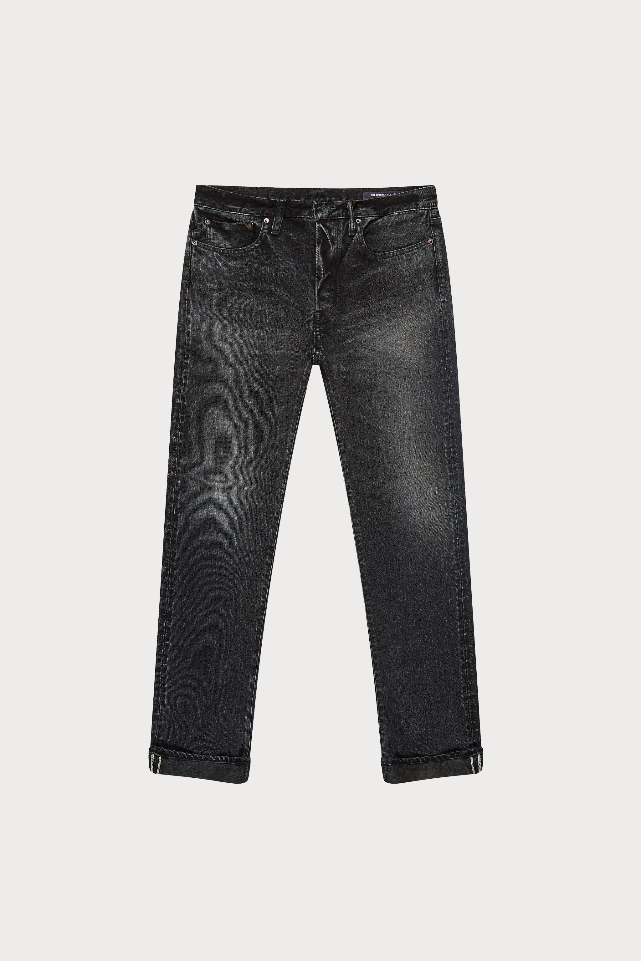 Slim Fit 001 Faded Wash Selvedge Jeans