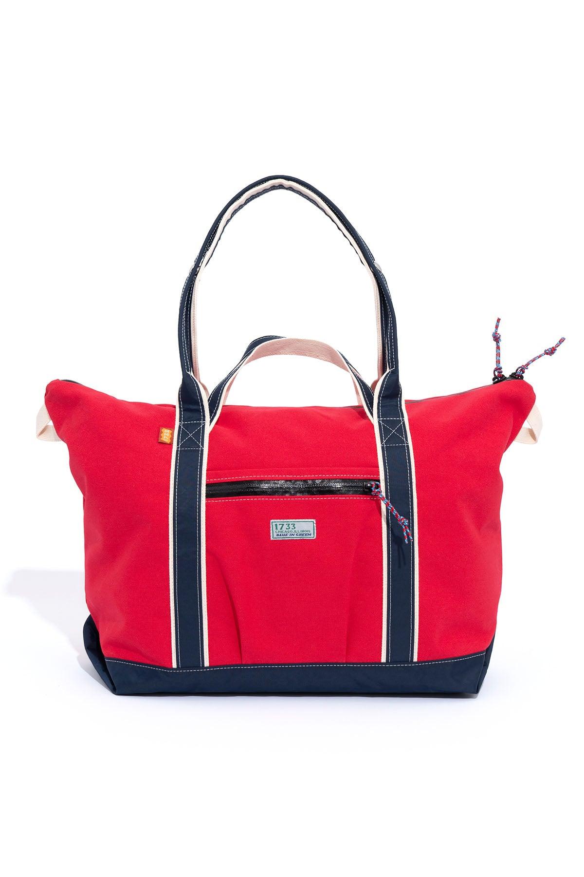 Zip Tote 28L - Red x Green (Blue in Green Exclusive)