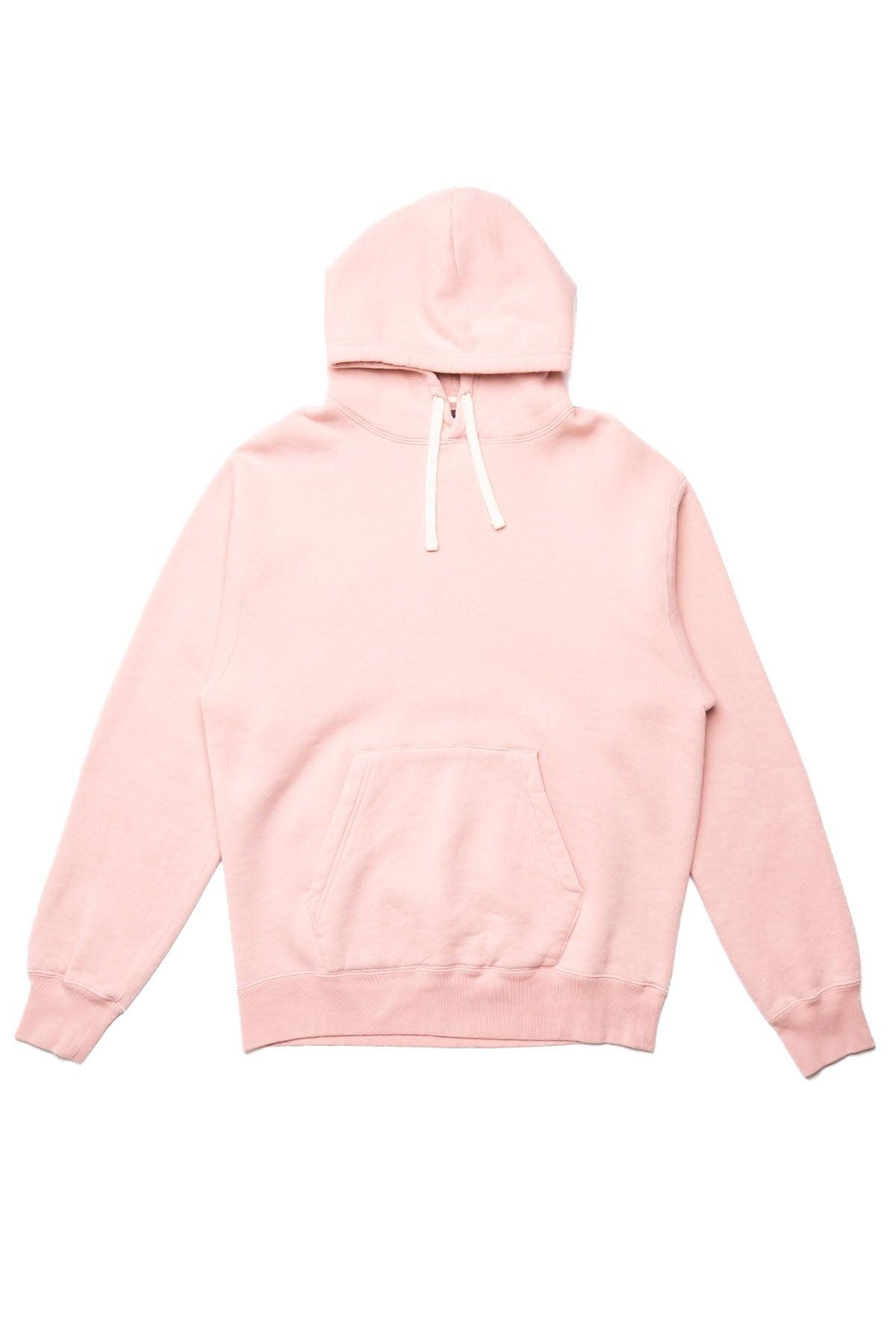 Sweat Pullover Hoodie Raised Back - Pink