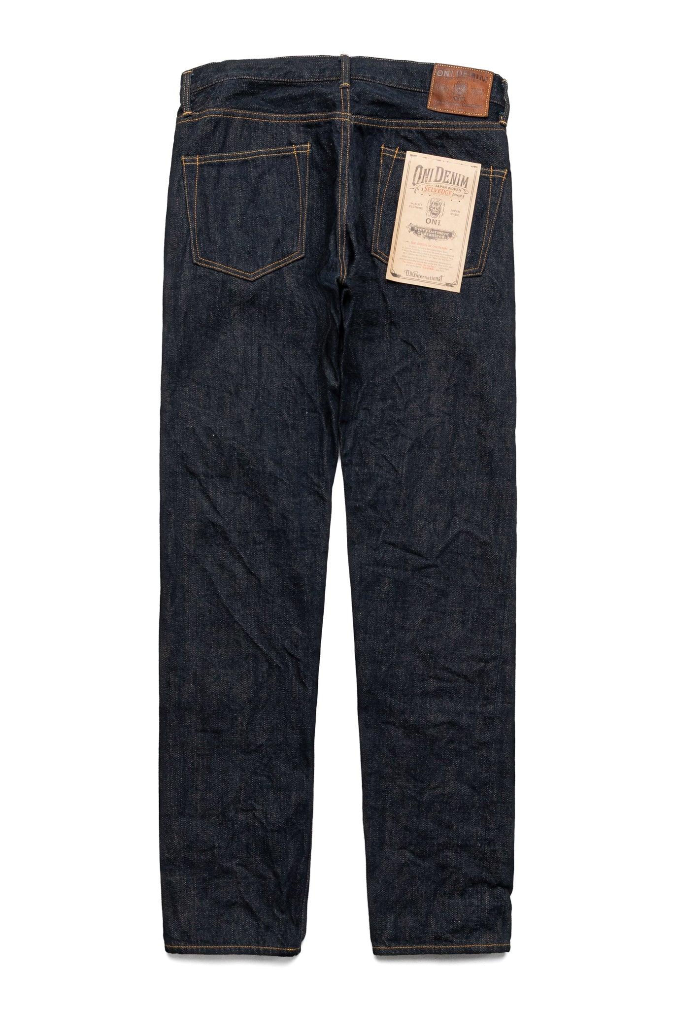 622-GC15 Relax Tapered 15oz Greencast Denim