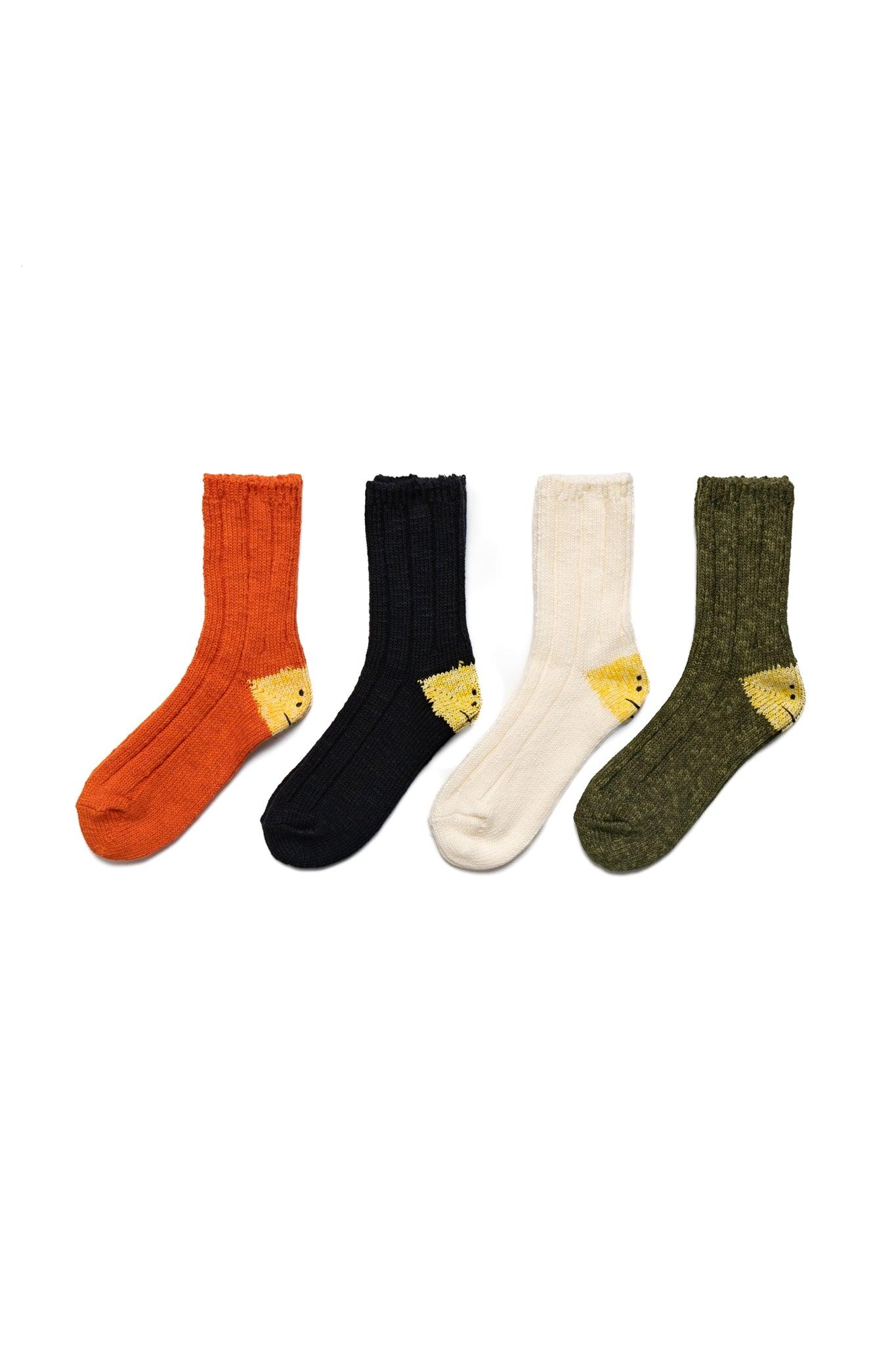 56 Yarns MA-1 RAINBOWY HAPPY HEEL Socks
