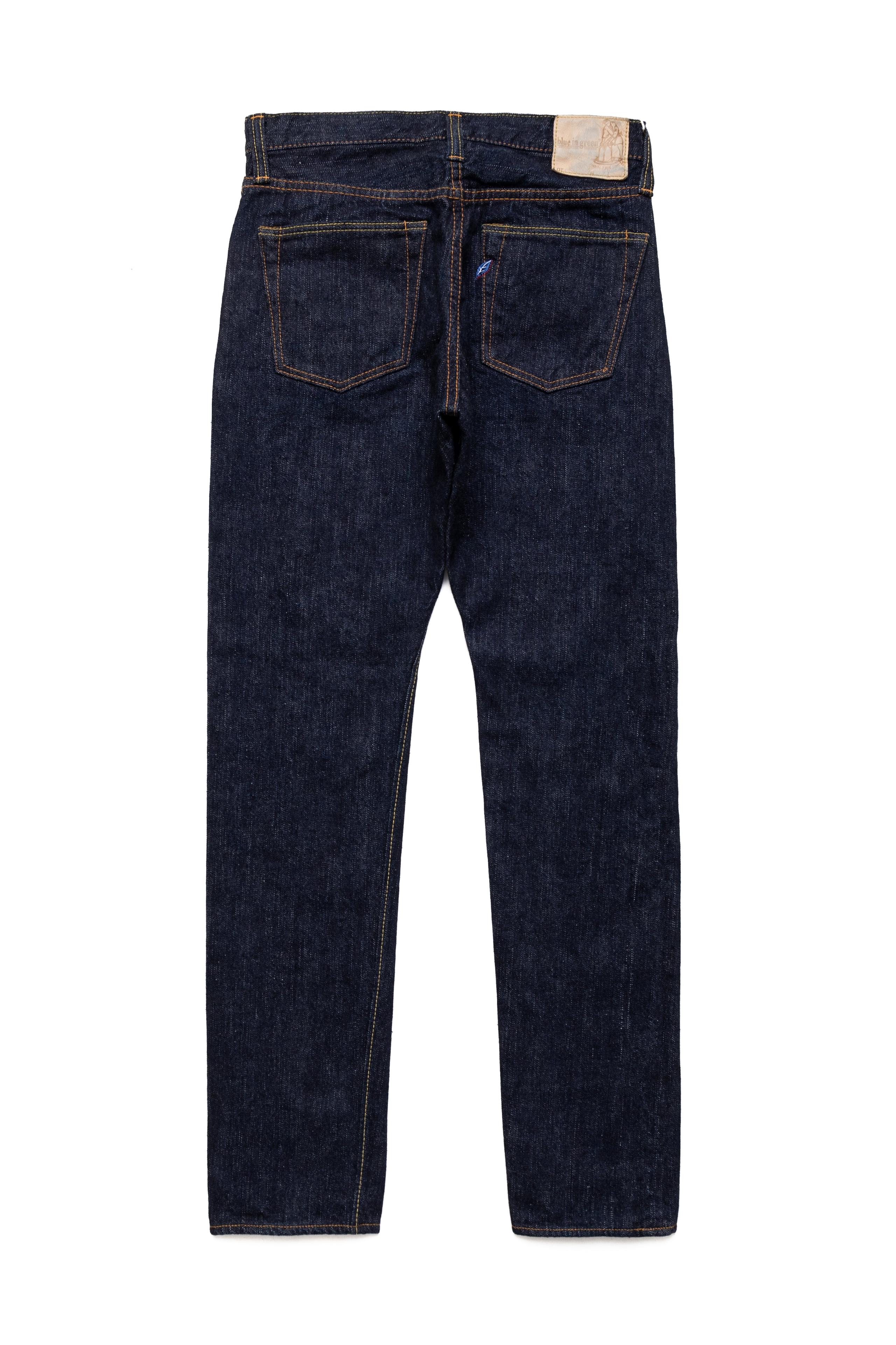 XX-019 14oz Relaxed Tapered Blue In Green Exclusive Version