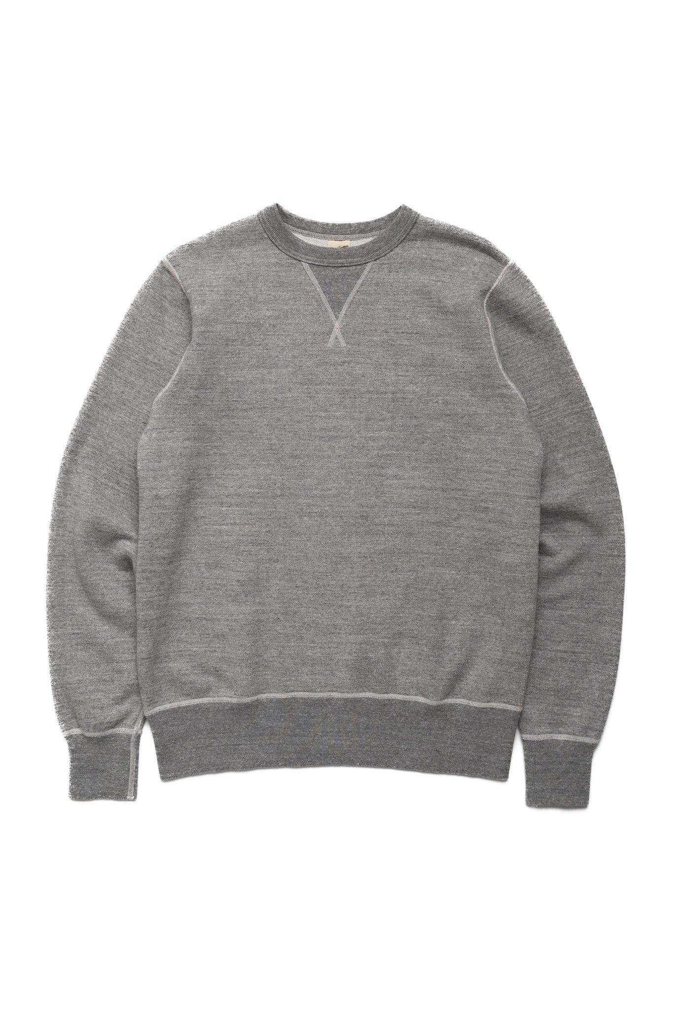 Set-In Crew Neck Sweatshirt - H. Grey