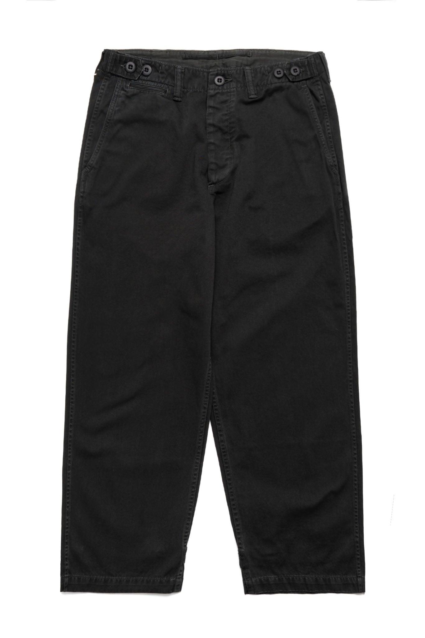 M43 Field Trousers Fullcount x BiG Exclusive - Garment Dyed Black