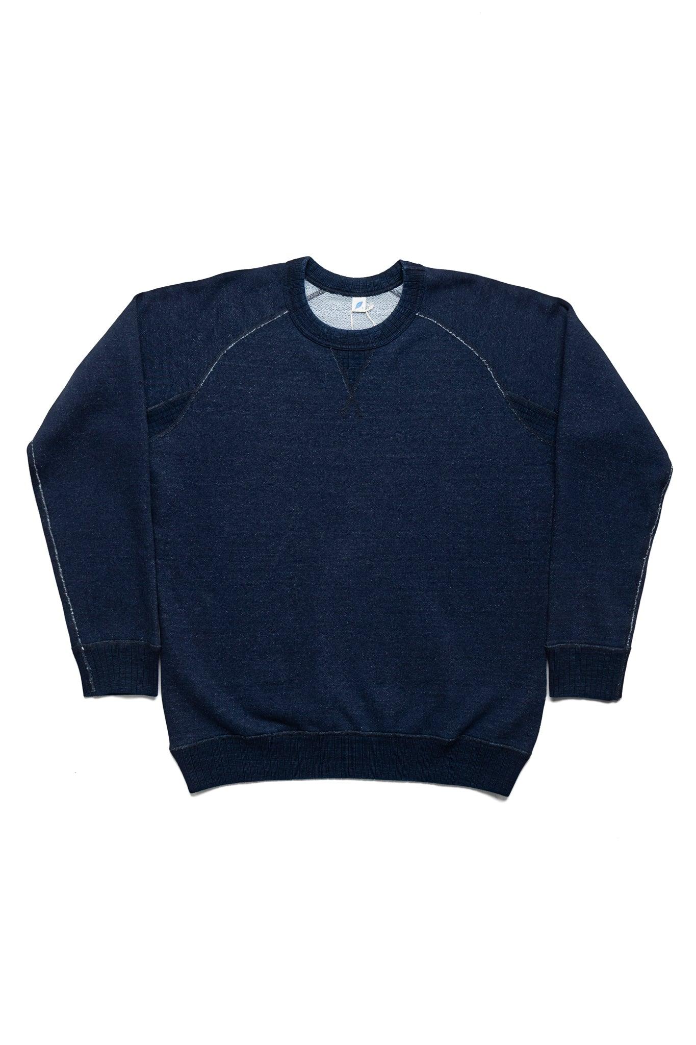 Yarn Dyed Indigo Sweatshirt - Indigo