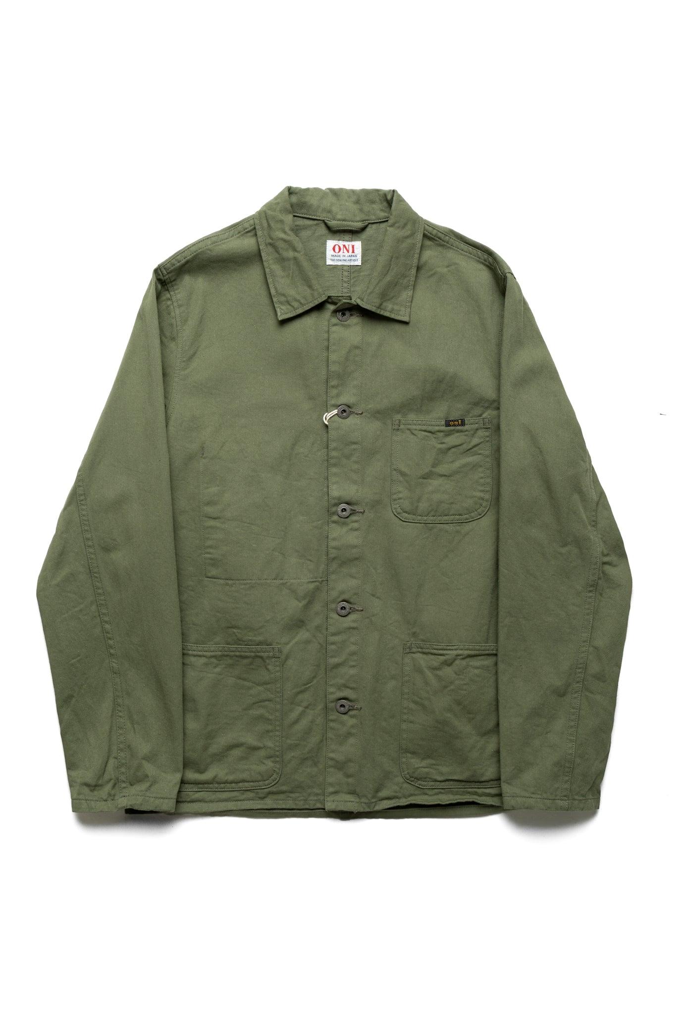 03500-COL Chino T-Back Coverall - Olive