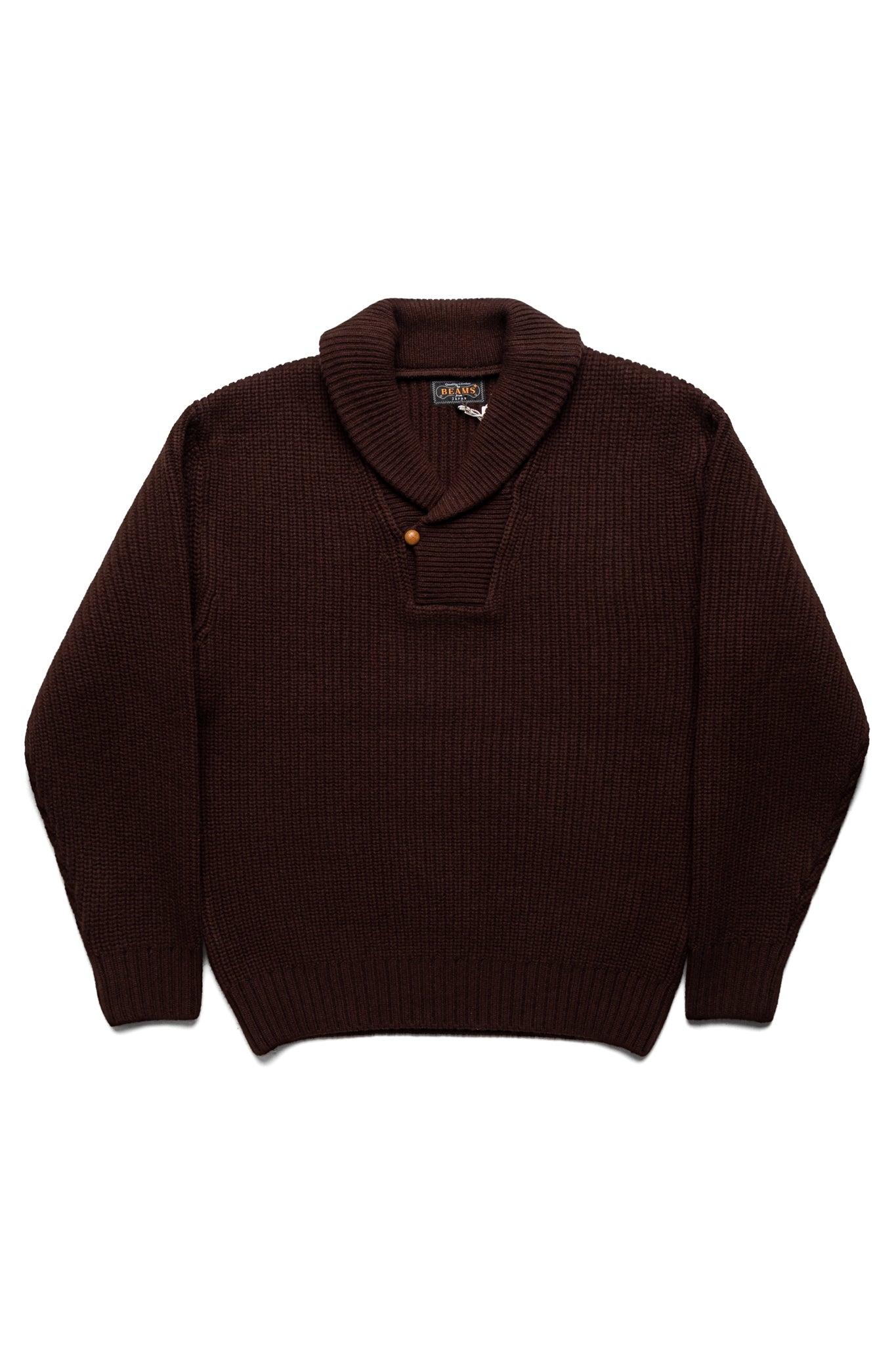 Shawl Knit - Brown