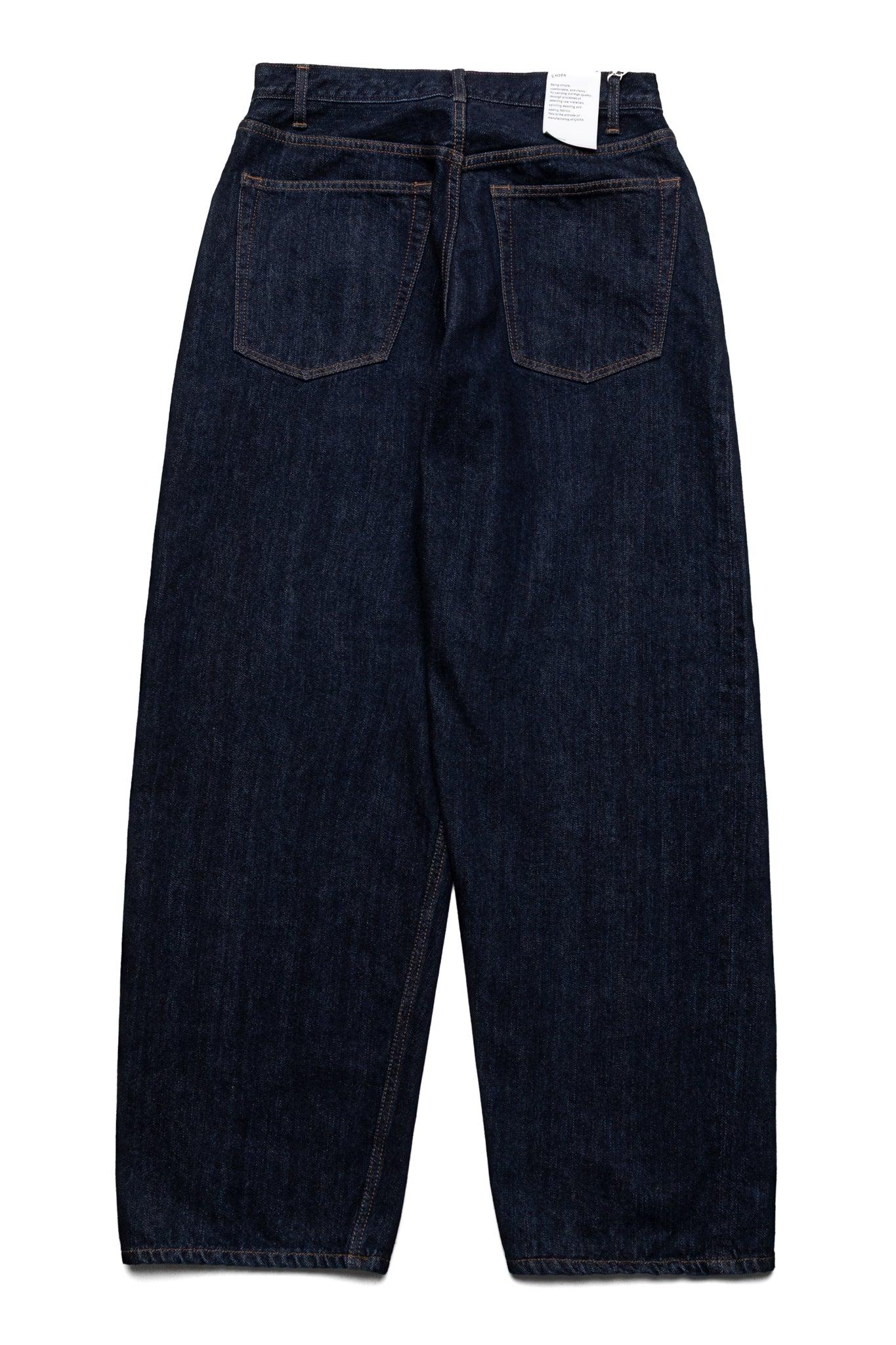 Baggy 5 Pocket Pants - Dark Navy / Indigo (One Wash)