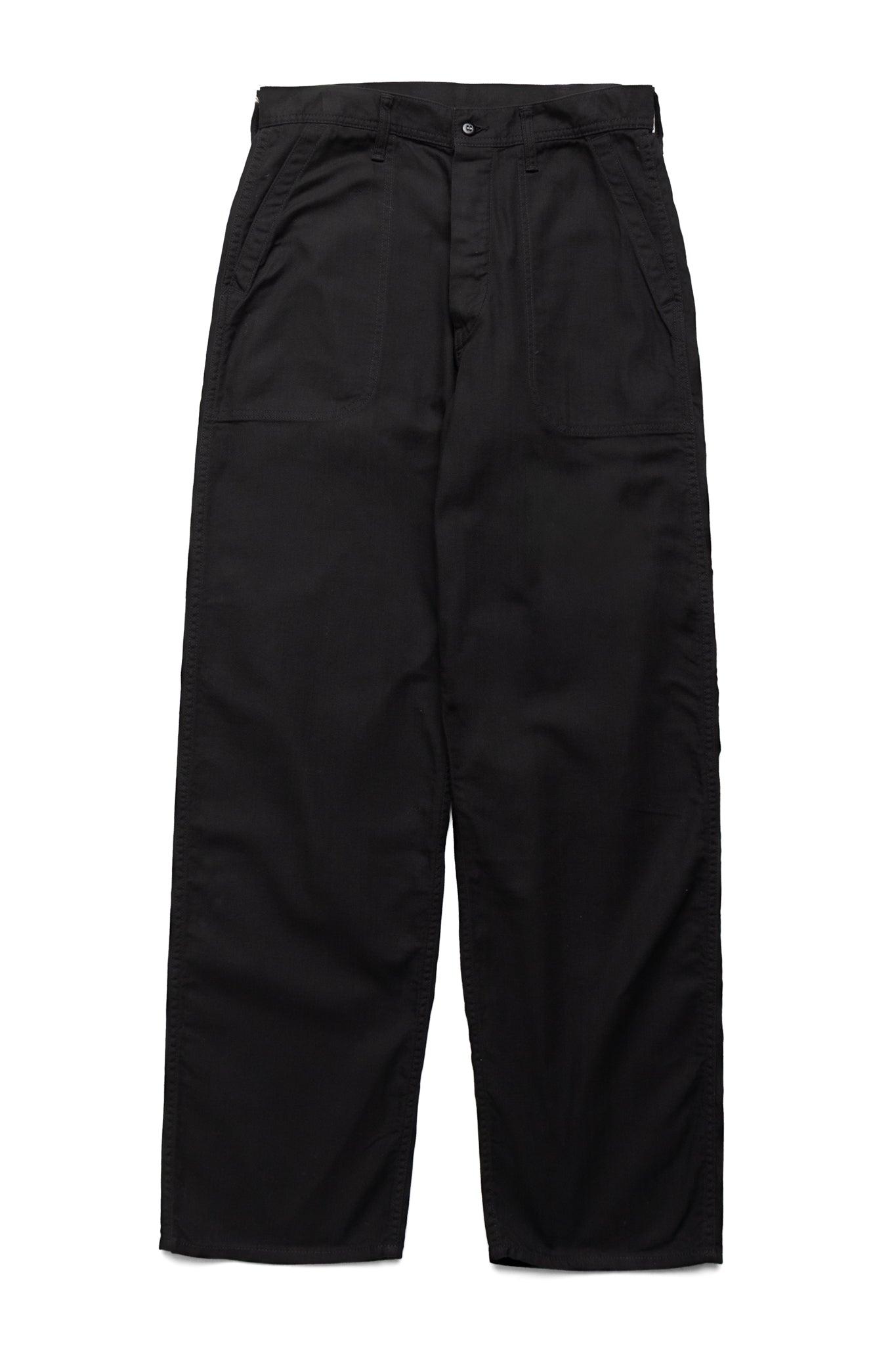 USN Herringbone Seamen's Trousers - Black