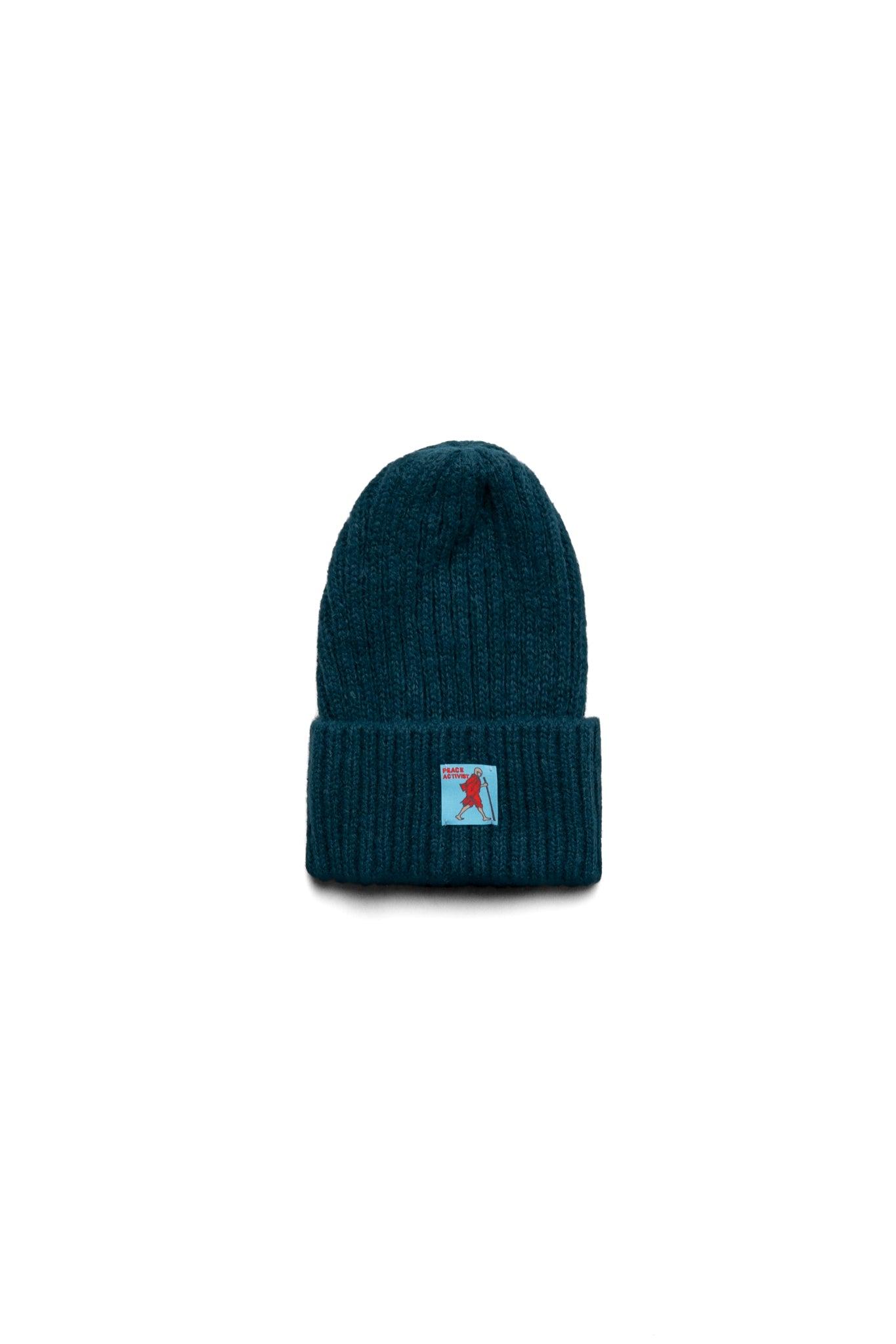 5G Wool Knit Cap - Turquoise