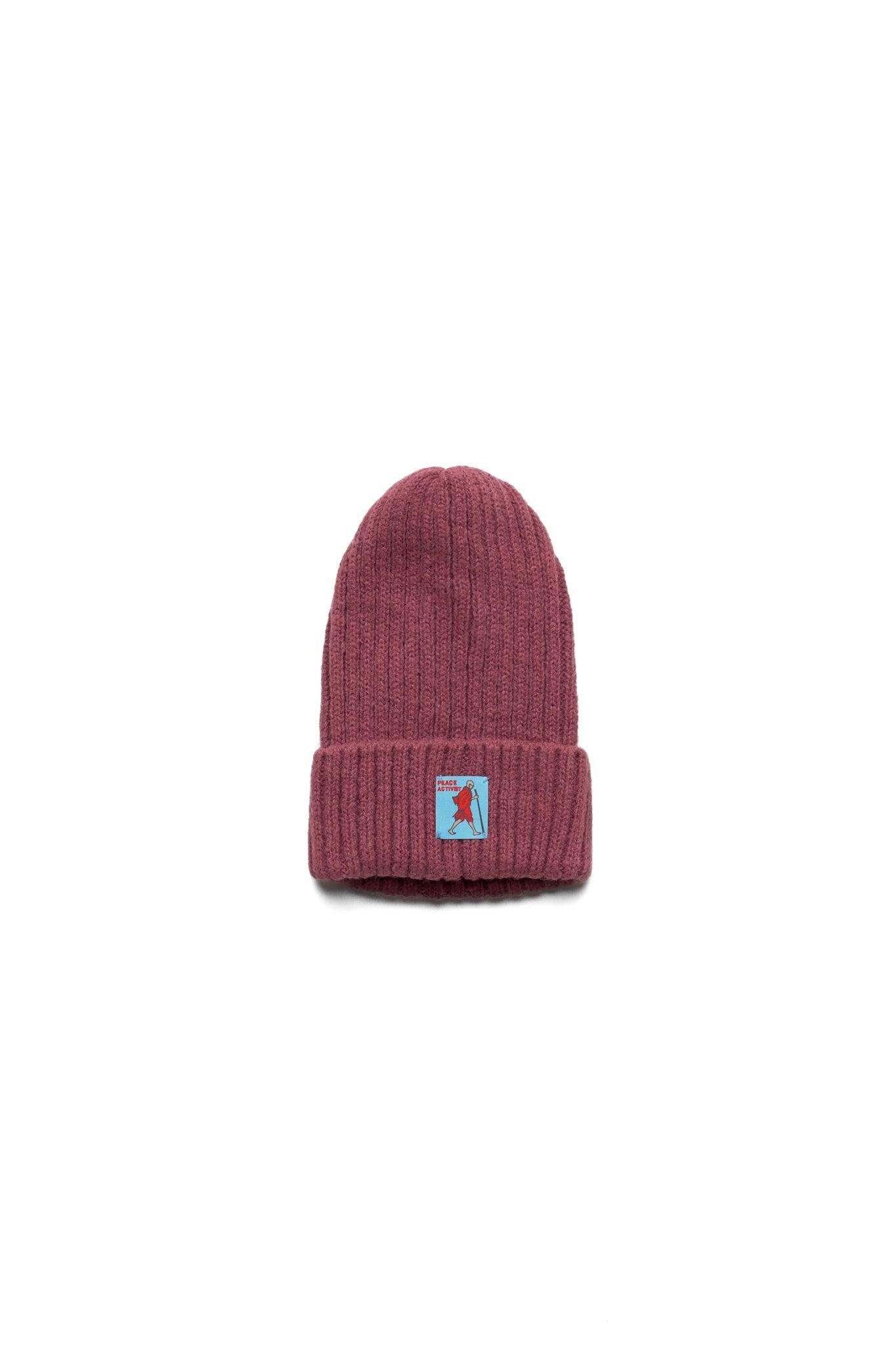 5G Wool Knit Cap - Rose