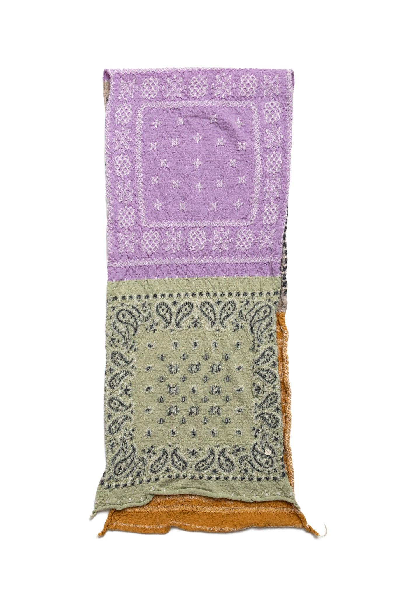 Fulling Wool HAPPY Scarf PASTEL BANDANA - Mint Green