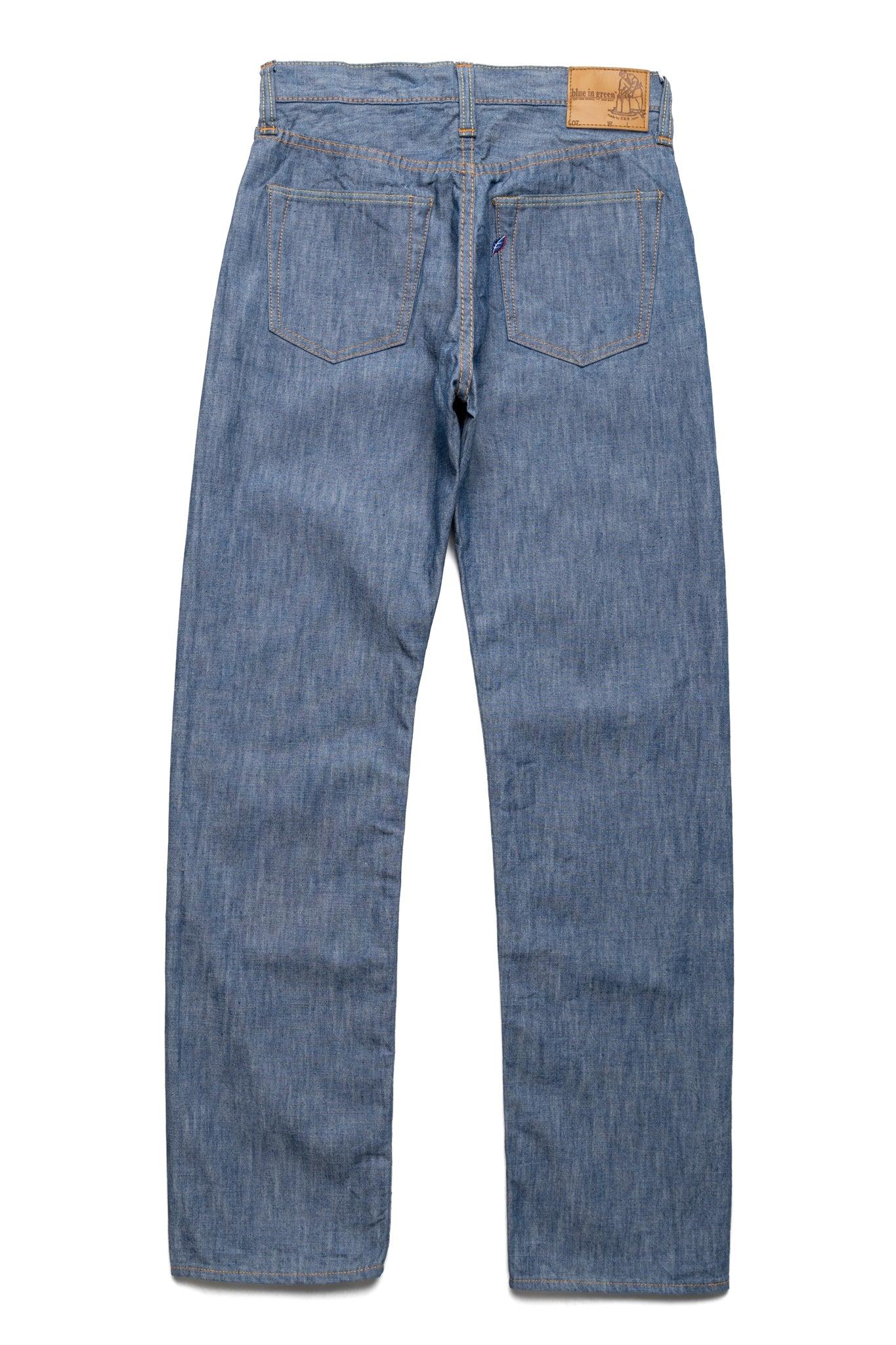 1186-1 14oz Slub Chambray 5-Pocket - Regular straight (BiG Version)