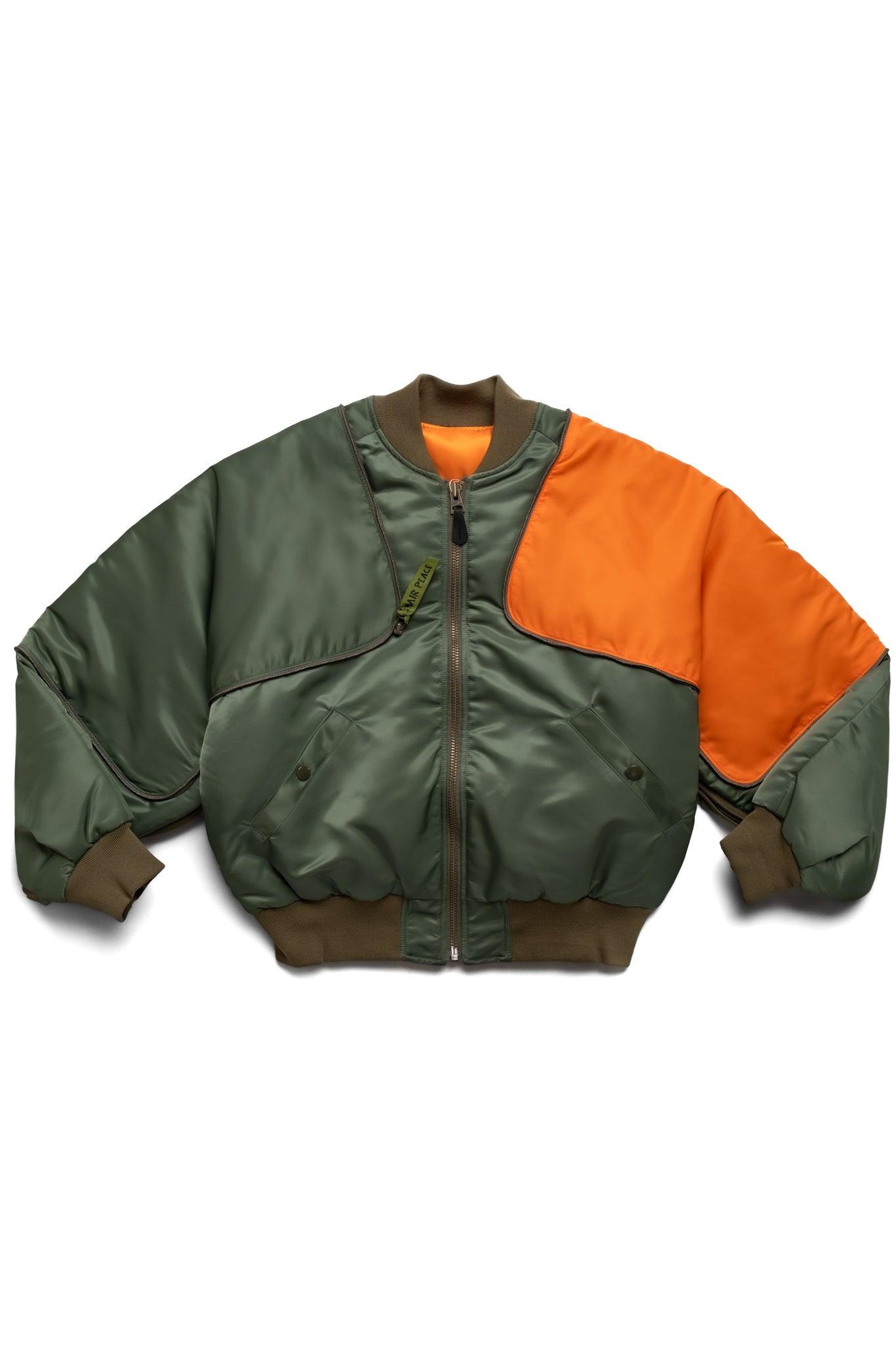 MA-1 Nylon SHAM BOMBER JKT - Khaki