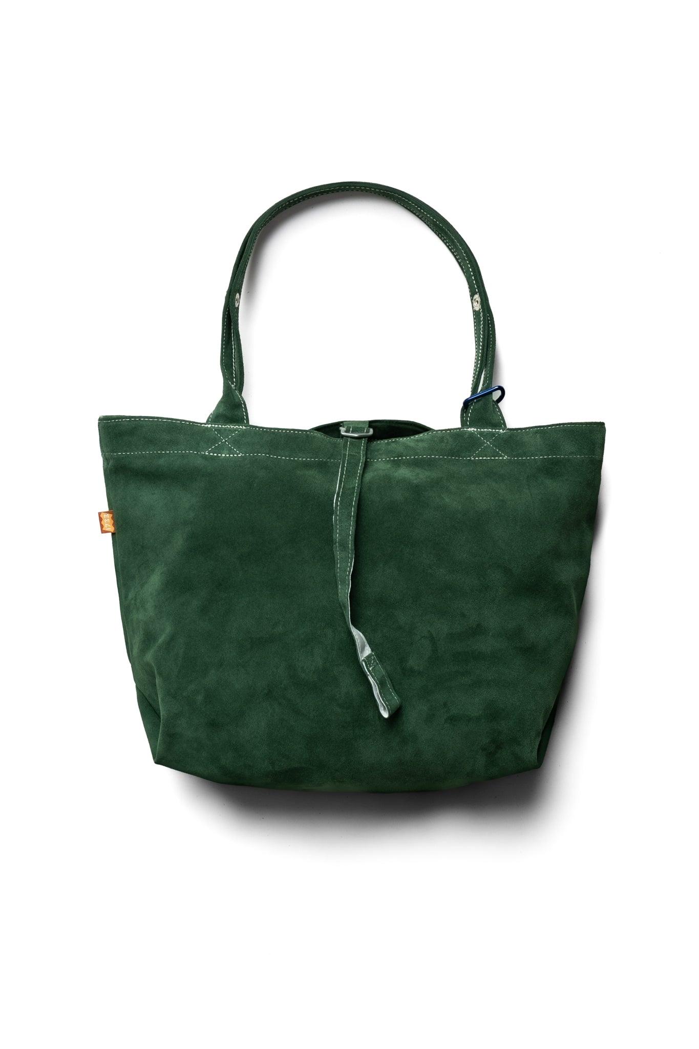 Simple Tote - Suede - Green (Blue in Green Exclusive)