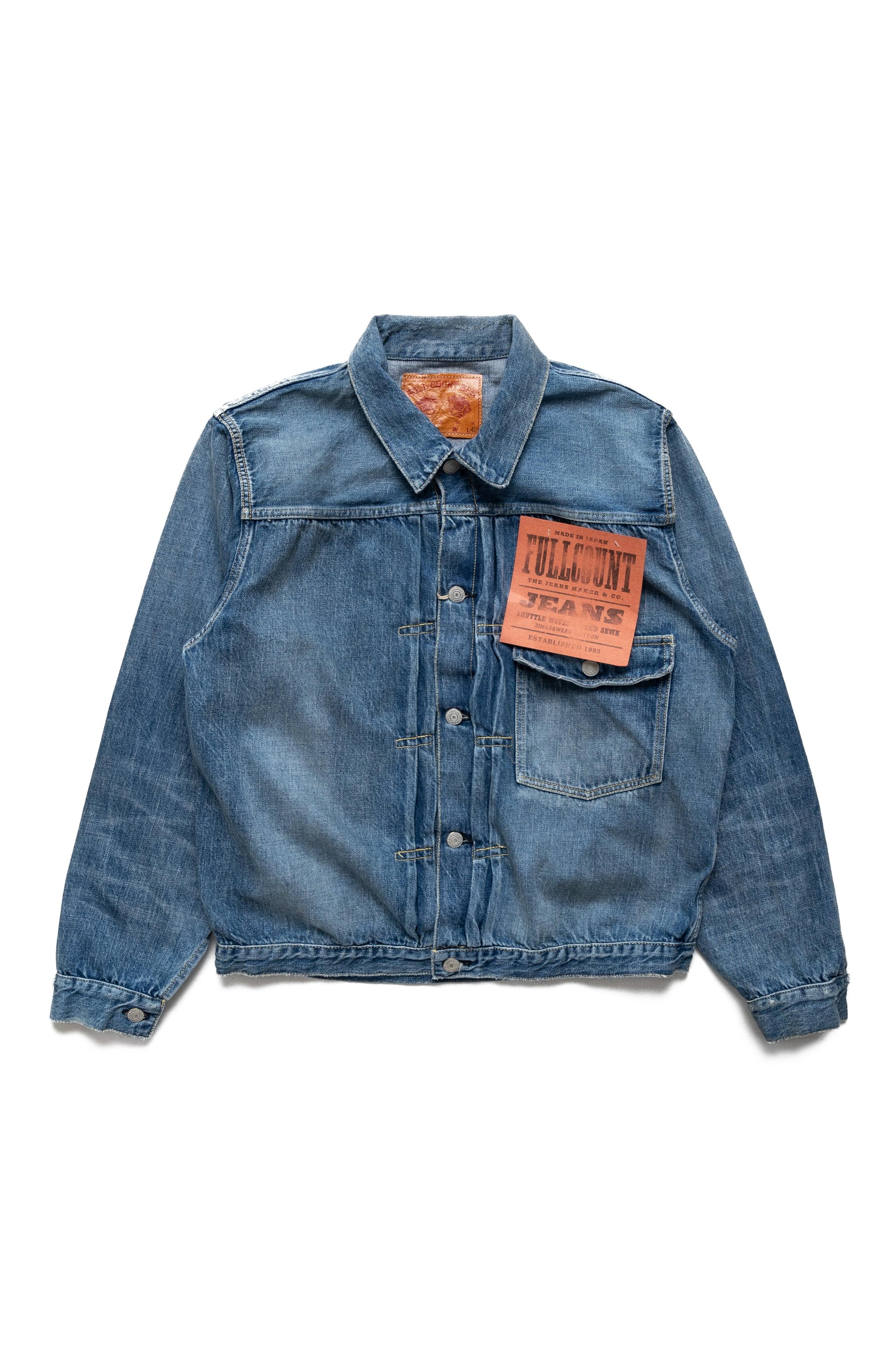 2978-2107SS Dartford / Type 1 Denim Jacket (Super Smooth) - Indigo
